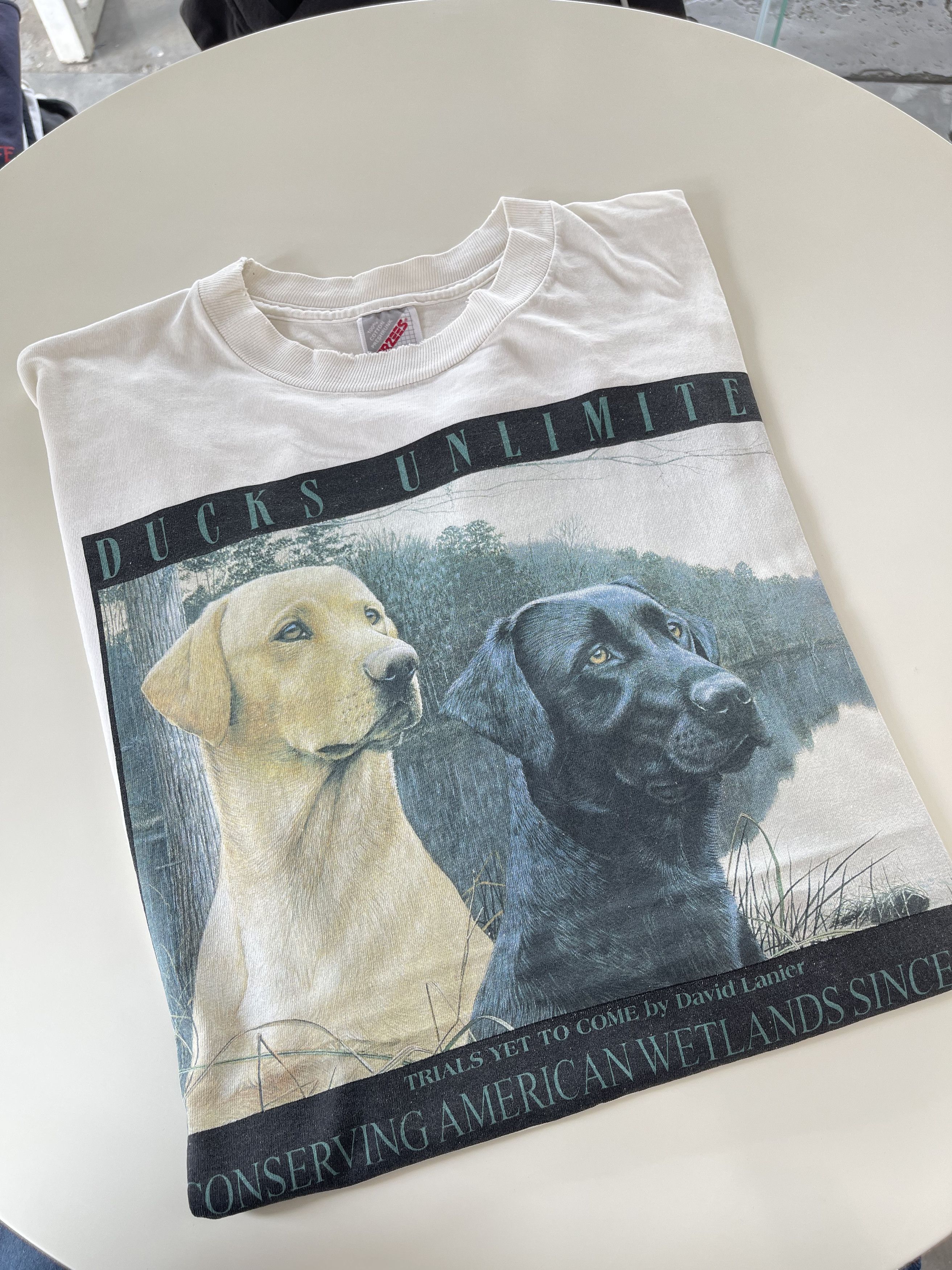 Vintage Vintage 1995 DAVID LANIER Duck Unlimited Tee Size US L / EU 52-54 / 3 - 1 Thumbnail