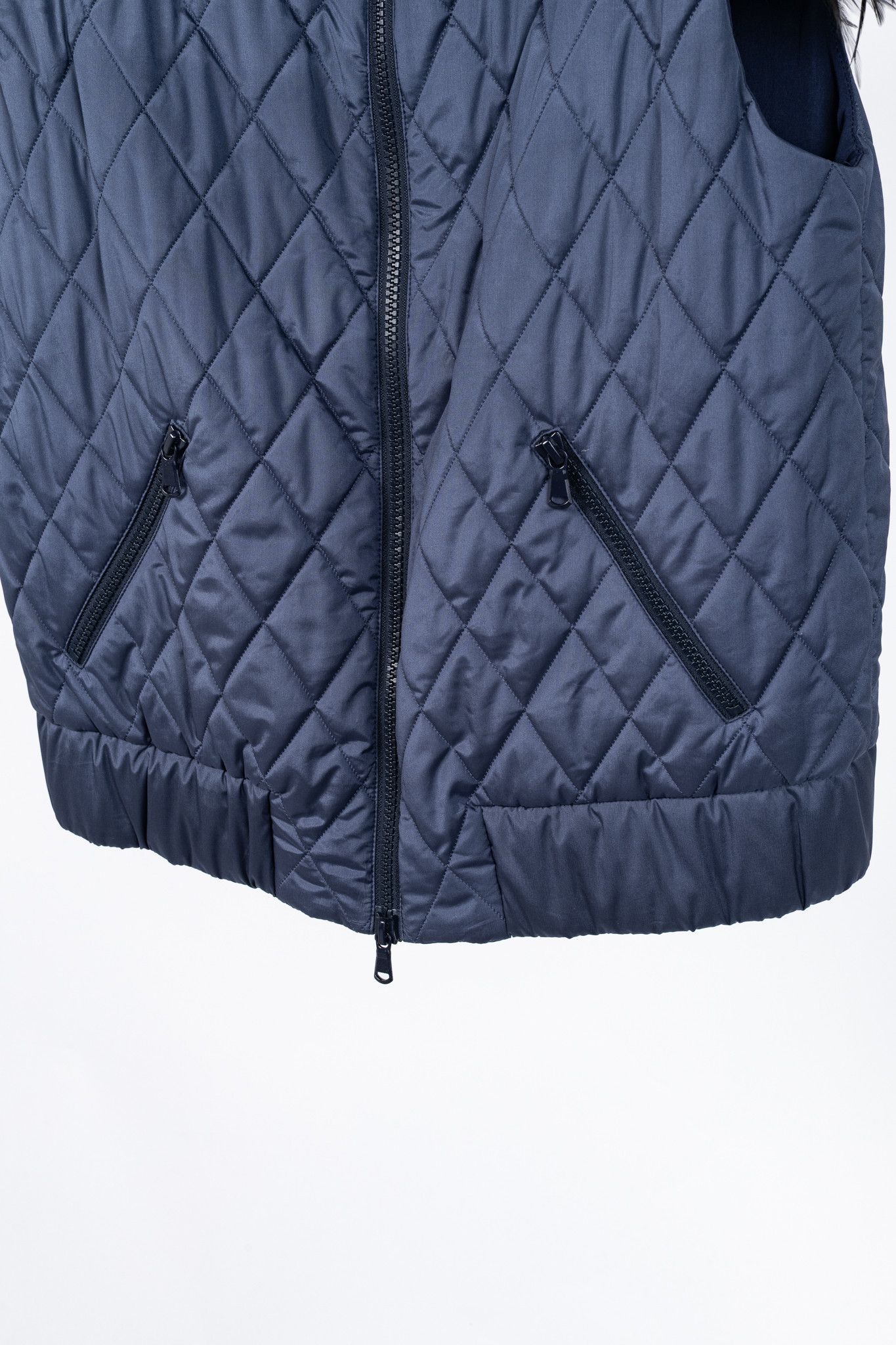 Brunello Cucinelli Brunello Cucinelli AW14 Quilted Silk Crystal Feather Vest Size S / US 4 / IT 40 - 7 Thumbnail