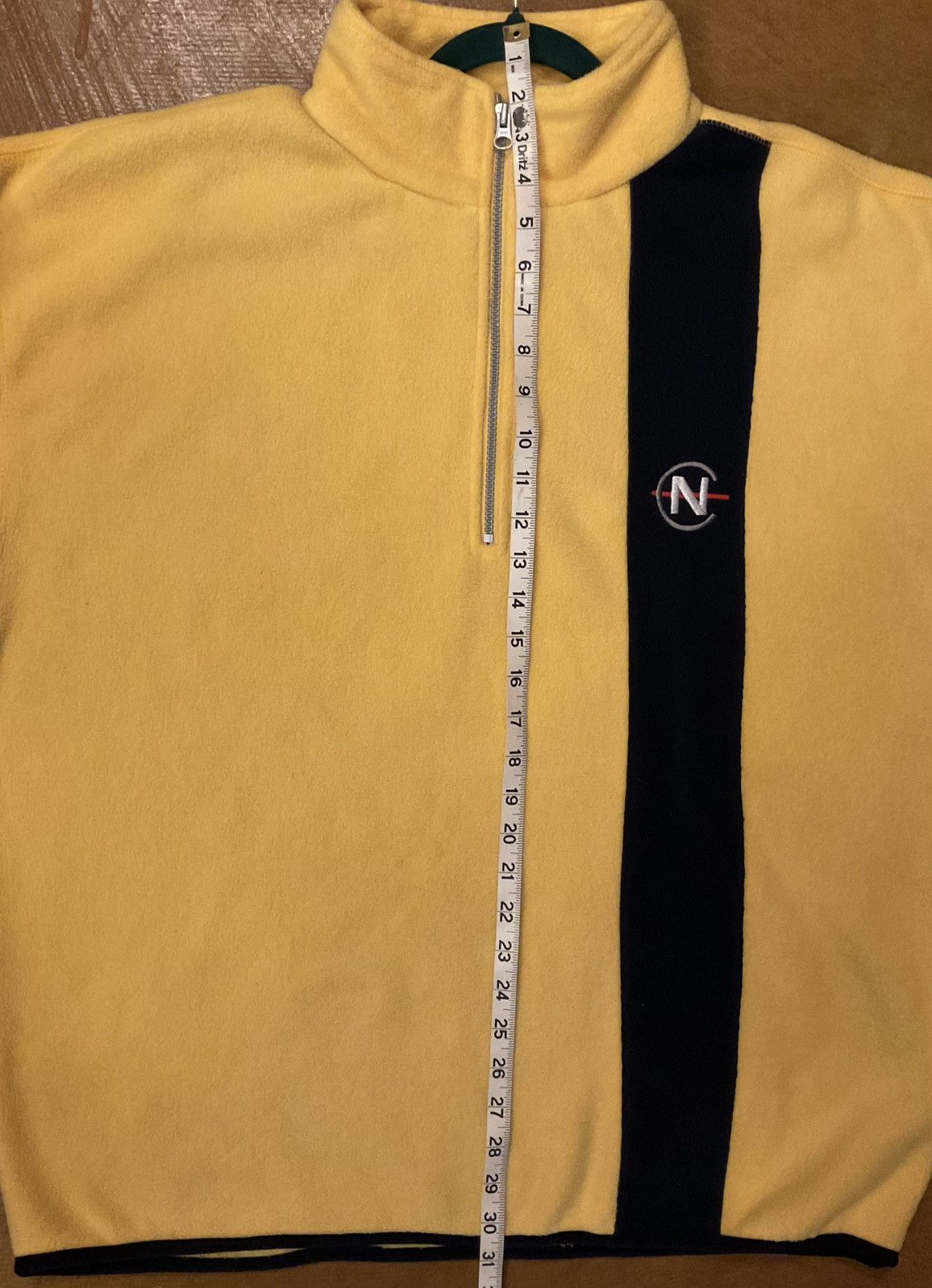 Nautica Nautica Yellow and Black Zip Up Sweater Size US XL / EU 56 / 4 - 3 Thumbnail