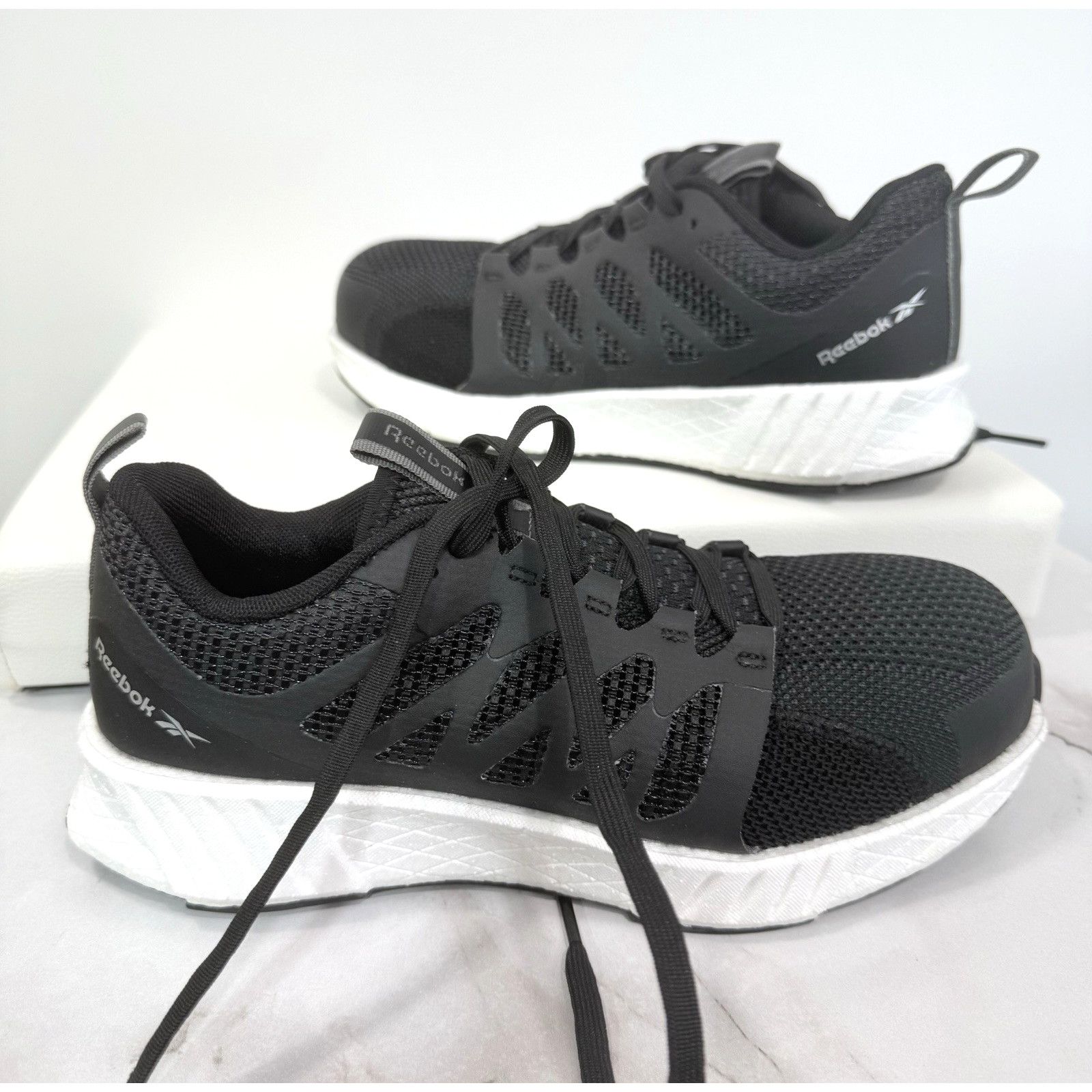 Reebok Reebok Work Composite Toe Work Sneakers, Black, Wo's 7M Size US 7 / IT 37 - 10 Thumbnail