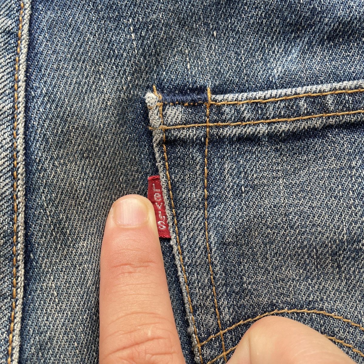 Vintage Vintage Levi’s 502 Rusty Jeans Denim Pants Faded W34 Size US 34 / EU 50 - 11 Thumbnail
