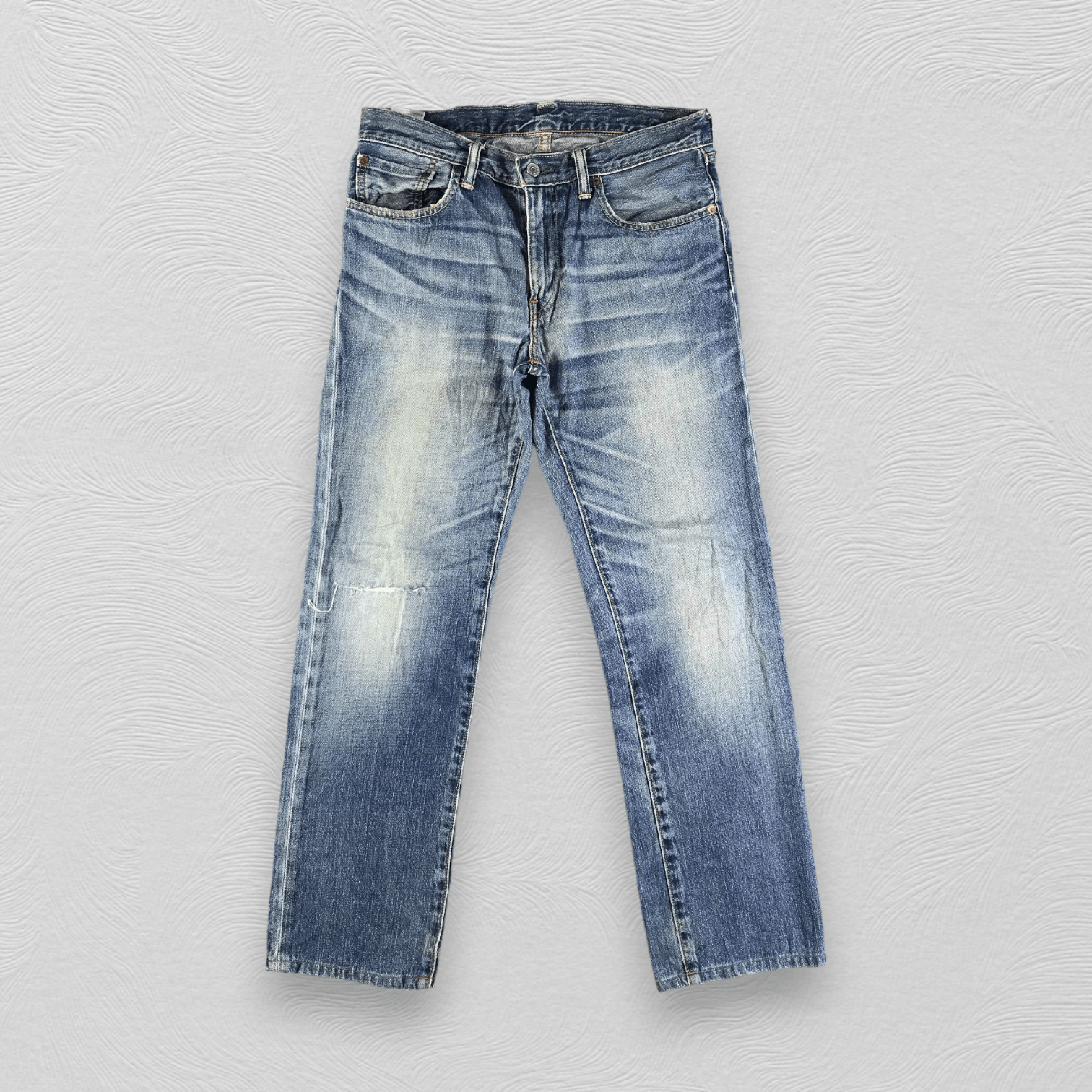 Levi's Vintage Levis 502 Jeans Blue Wash Denim KJ3136 Size US 31 - 1 Thumbnail
