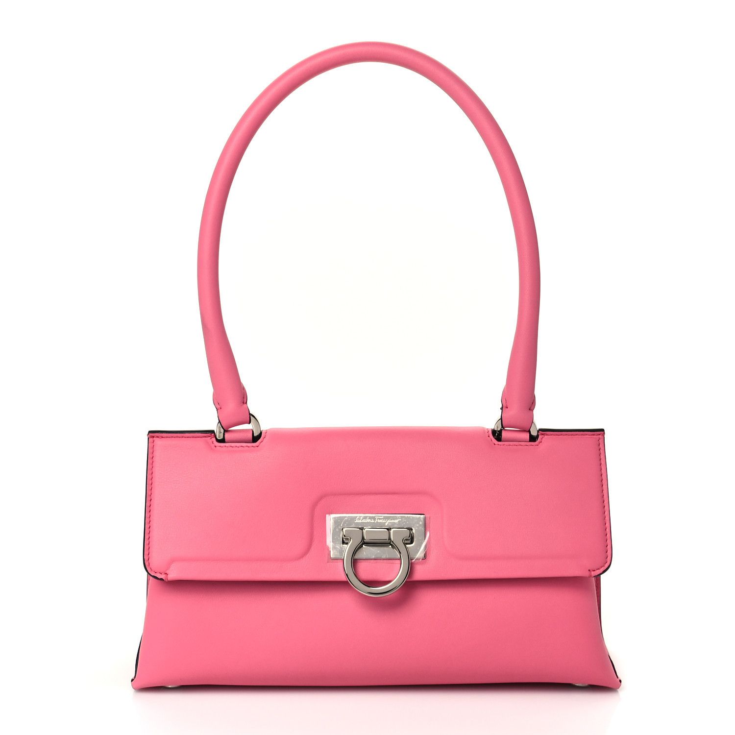 Salvatore Ferragamo o1s1rm0824 Size: OS / Calfskin Trifolio Shoulder Bag in Pink Size ONE SIZE - 1 Thumbnail