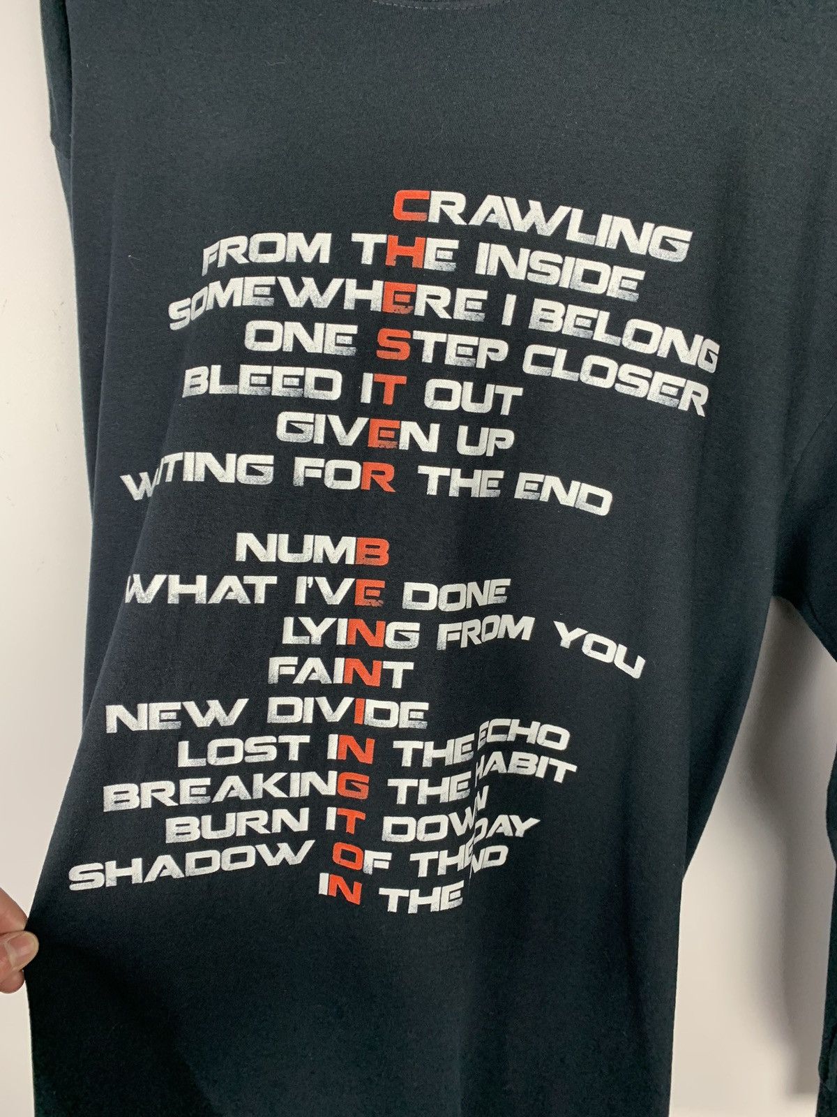 Band Tees Linkin Park Chester Bennington Long Sleeve T-Shirt Size L Size US L / EU 52-54 / 3 - 4 Thumbnail