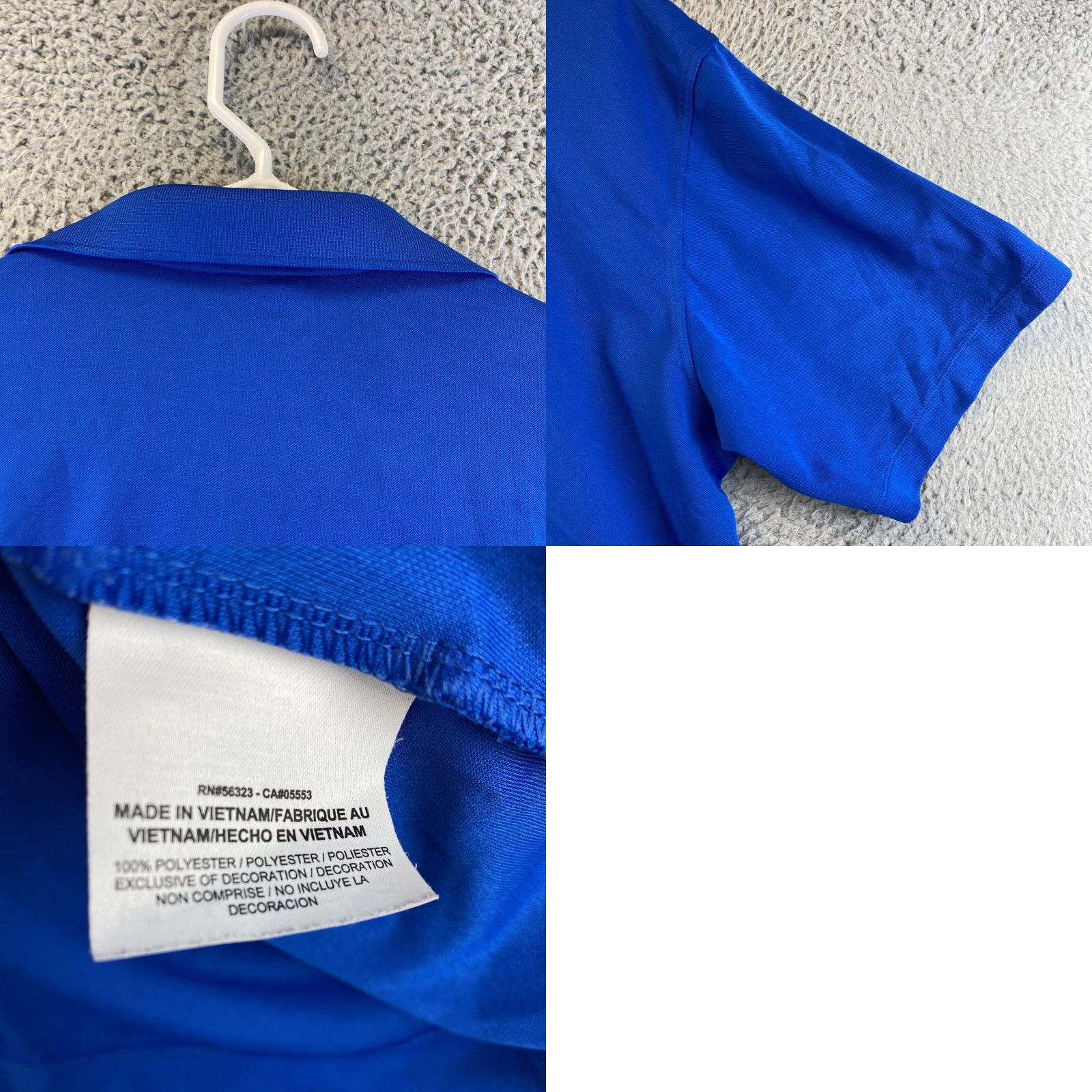 Nike Nike Dri-Fit Polo Shirt Nike Golf Men L Short Sleeve Performance Blue Logo Polo Shirt Mens Regular Size L Size US L / EU 52-54 / 3 - 9 Thumbnail