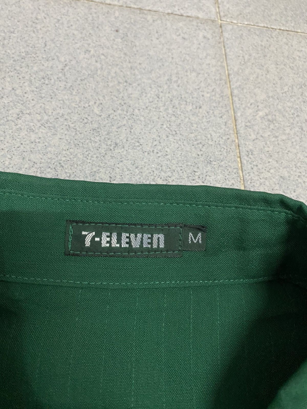 Japanese Brand × Vintage Vintage 7-eleven Uniform BigLogo Longsleeve Shirt Size US M / EU 48-50 / 2 - 5 Thumbnail