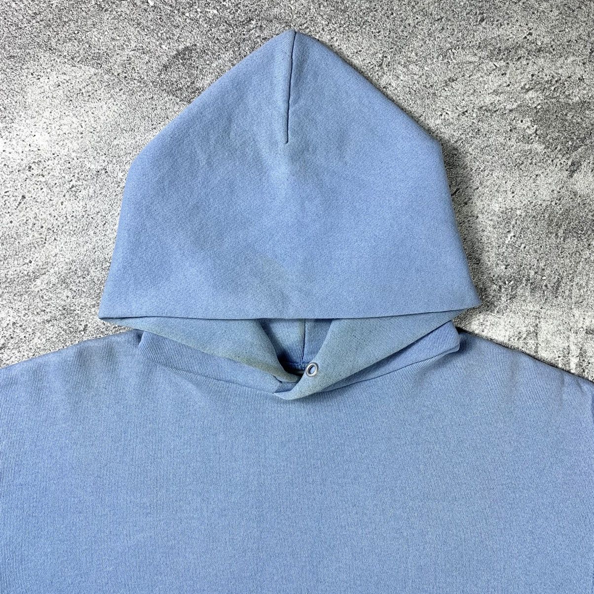 Russell Athletic × Vintage Vintage 90’s blank hoodie Tultex sky blue Size US L / EU 52-54 / 3 - 4 Thumbnail