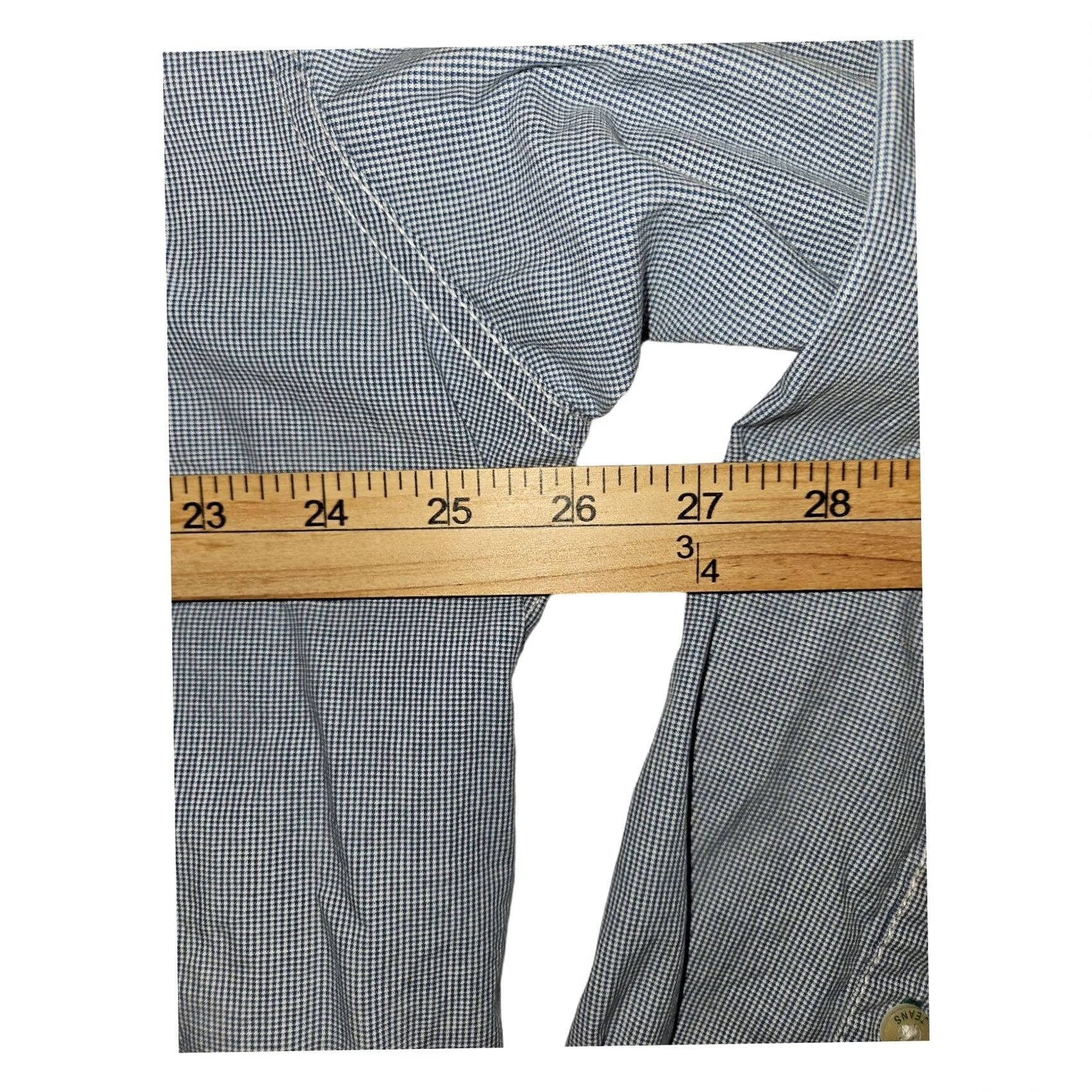 Vintage VINTAGE Tommy Jeans Shirt XL Blue Check 90's Y2K Long Sleeve Button Up Men's Size US XL / EU 56 / 4 - 3 Thumbnail