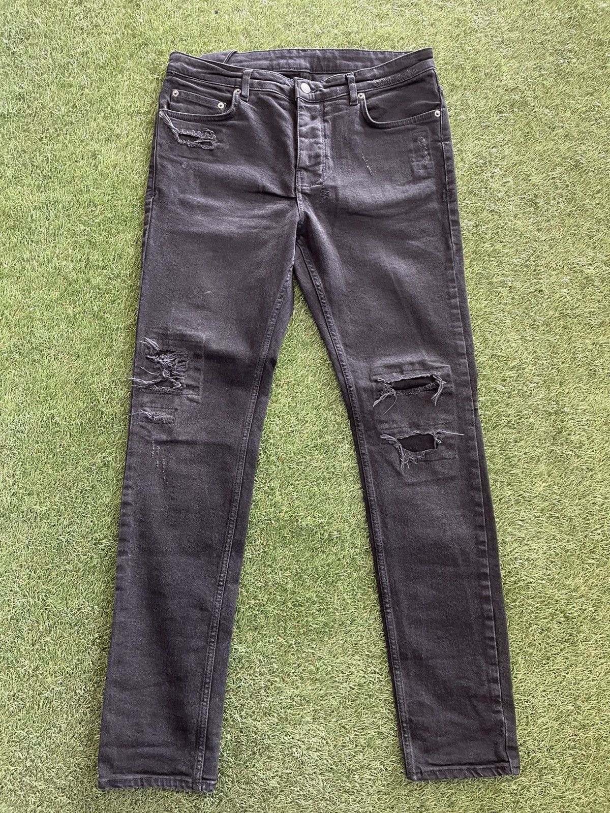 Ksubi Size 33 - Ksubi Jeans Black Patch Distressed Very Clean! Size US 33 - 1 Thumbnail