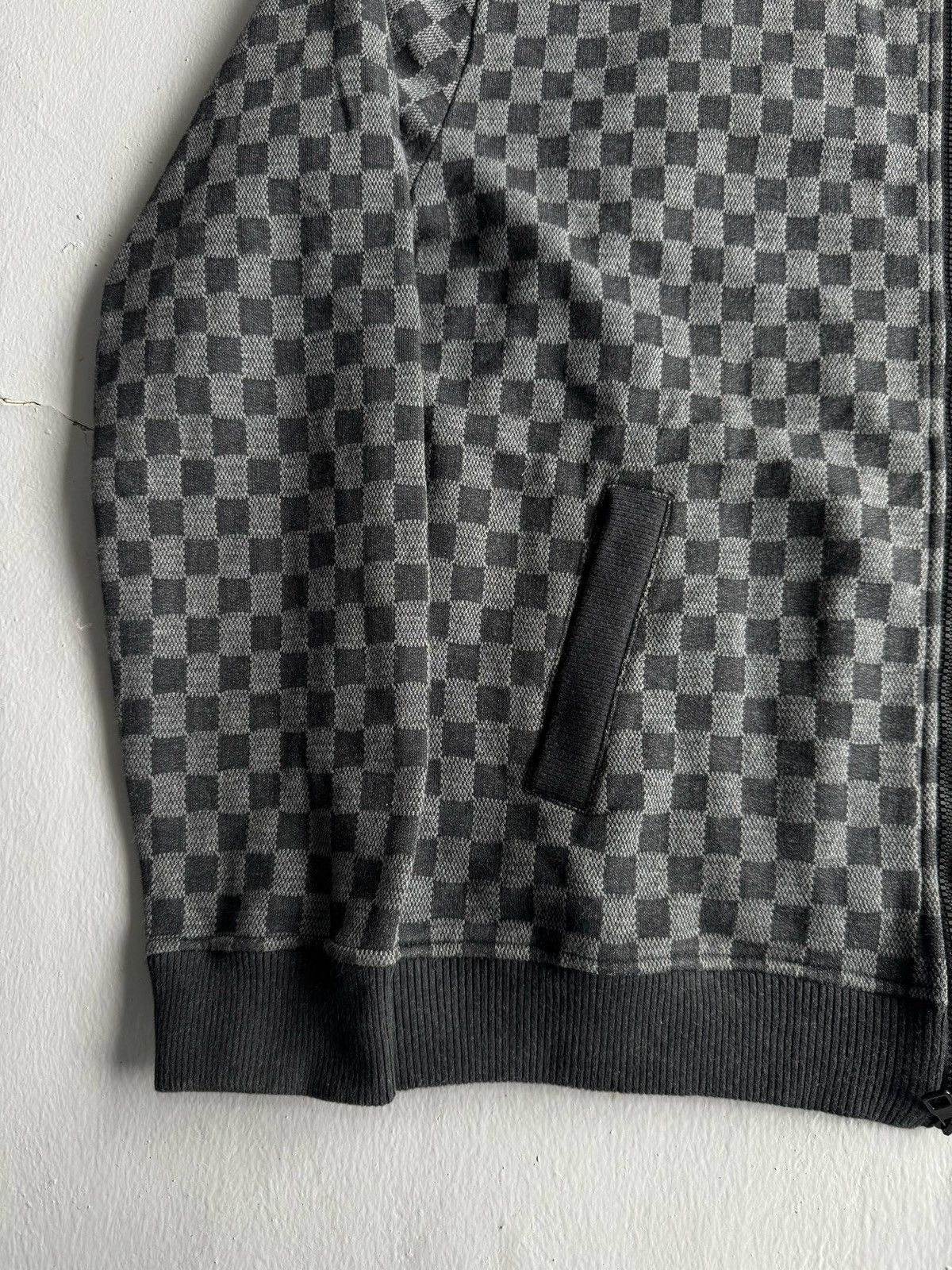 Louis Vuitton Damier Jacquard - Zip Through Bomber Jacket Size US XXL / EU 58 / 5 - 4 Thumbnail