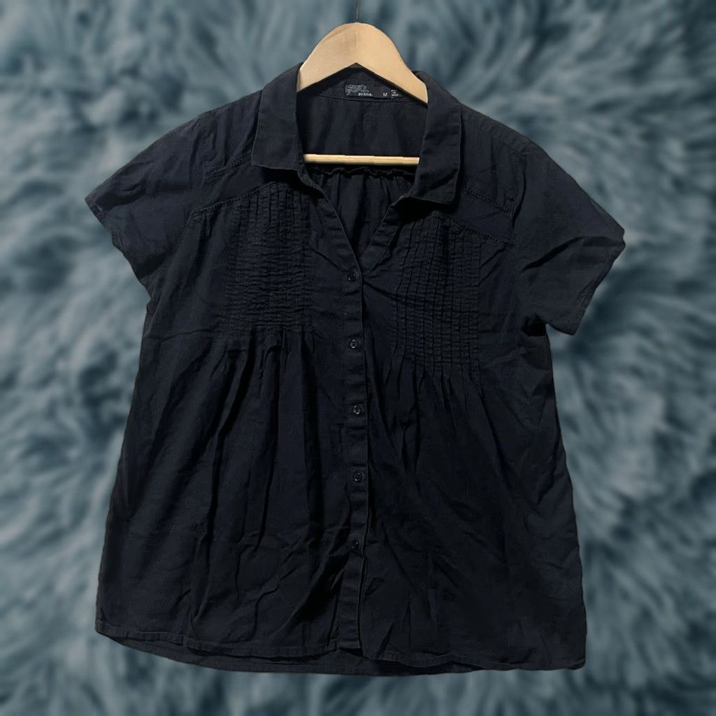 Prana Prana Blouse Shirt Women M Black Button Front Outdoor Hiking Camping Size M / US 6-8 / IT 42-44 - 1 Thumbnail