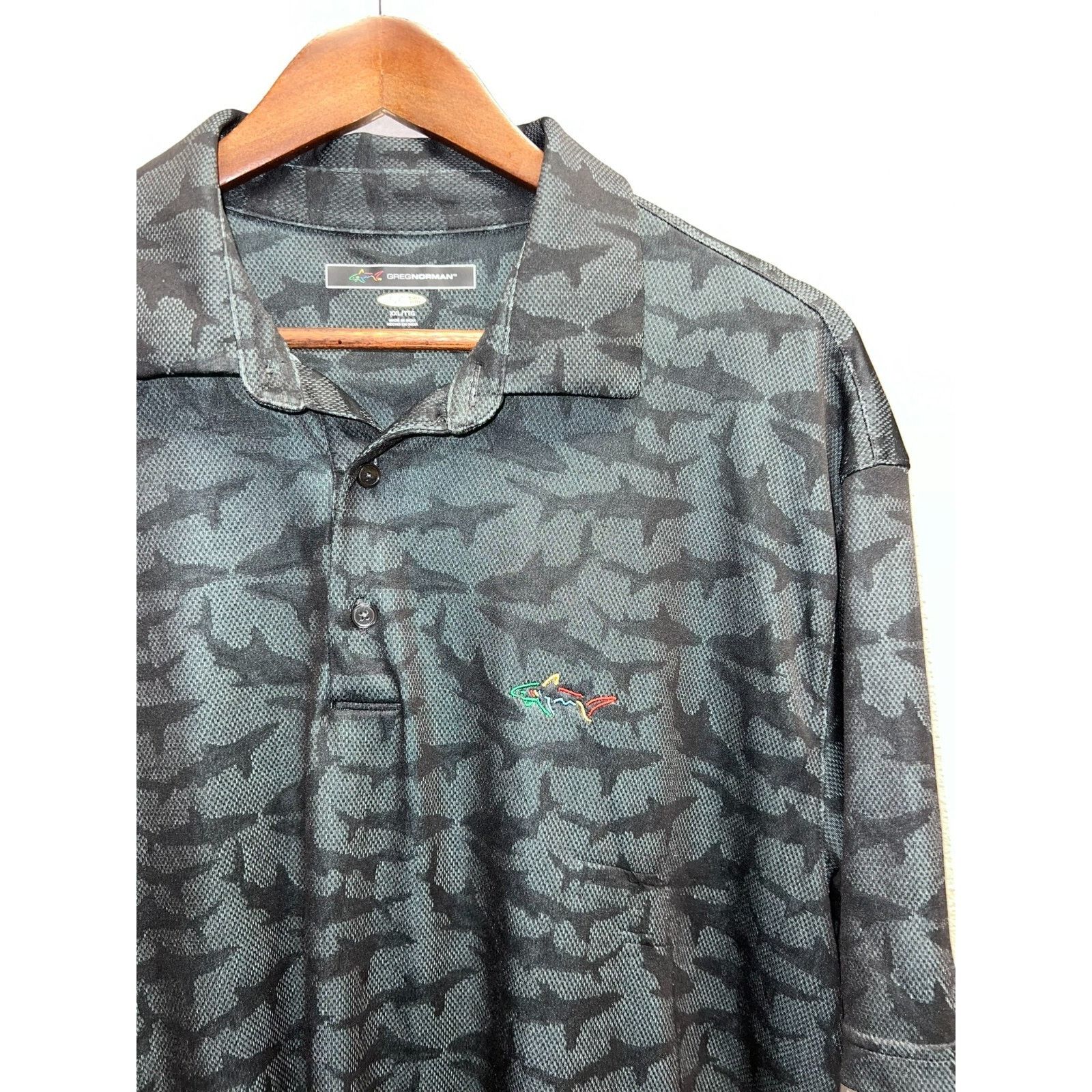 Greg Norman Greg Norman Polo Shirt Golfing Golf Sharks Play Dry Tee 2XL Size US XXL / EU 58 / 5 - 2 Thumbnail