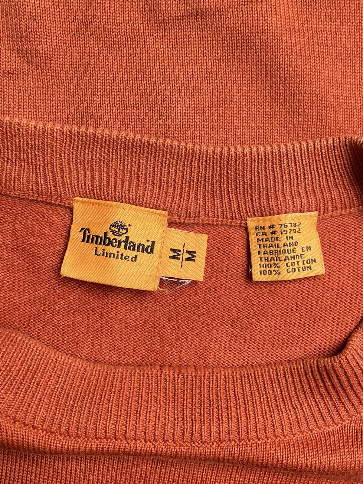 Timberland TIMBERLAND Orange Long Sleeve T-shirt Size US S / EU 44-46 / 1 - 6 Thumbnail