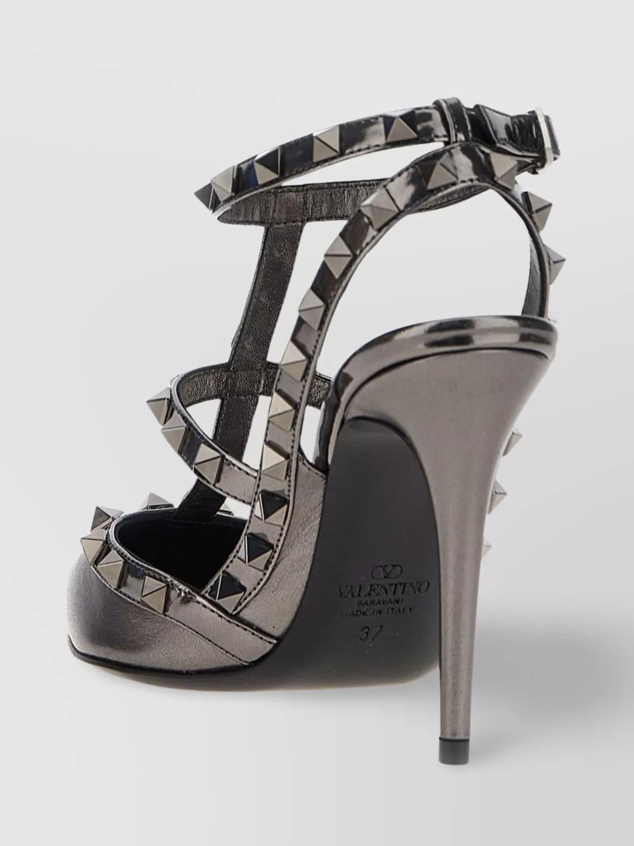 Valentino o1s22i1n0924 Rockstud Slingback in Grey Size US 9 / IT 39 - 4 Thumbnail