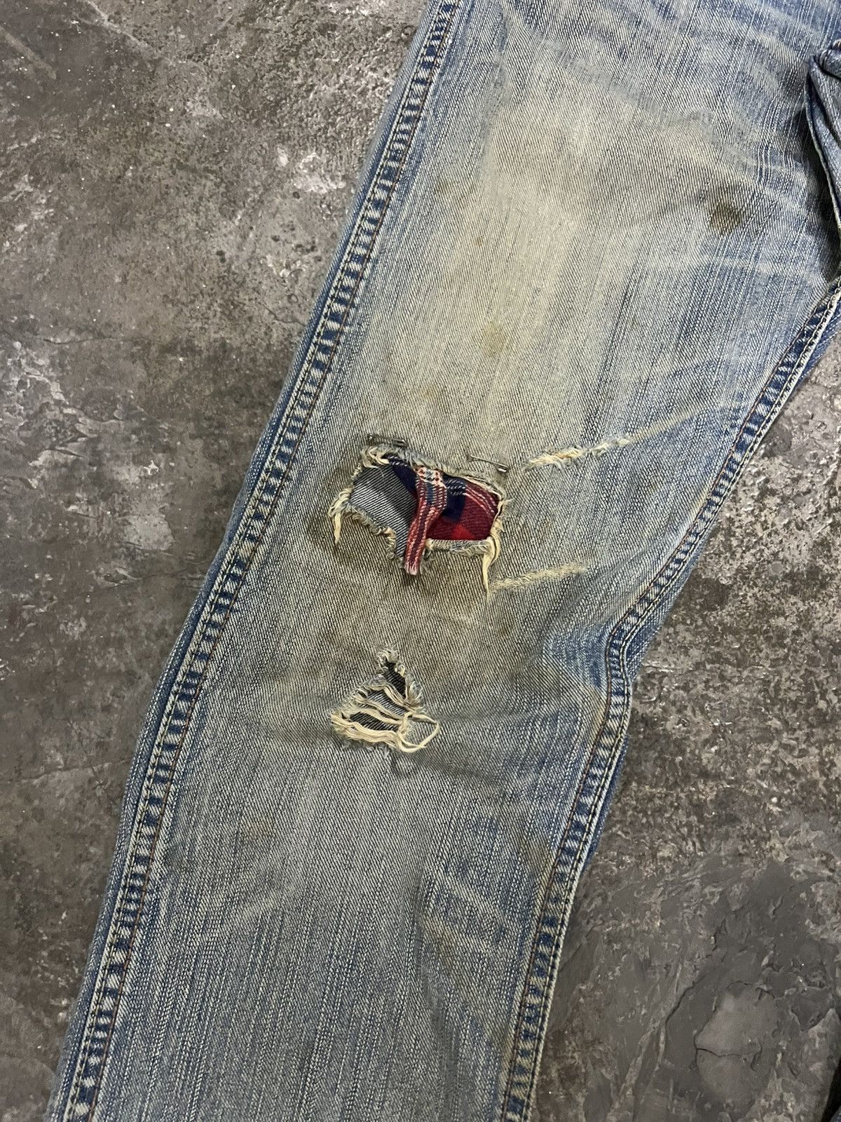 If Six Was Nine LIBERTO DISTRESSED FADED JEAN Size US 32 / EU 48 - 5 Thumbnail
