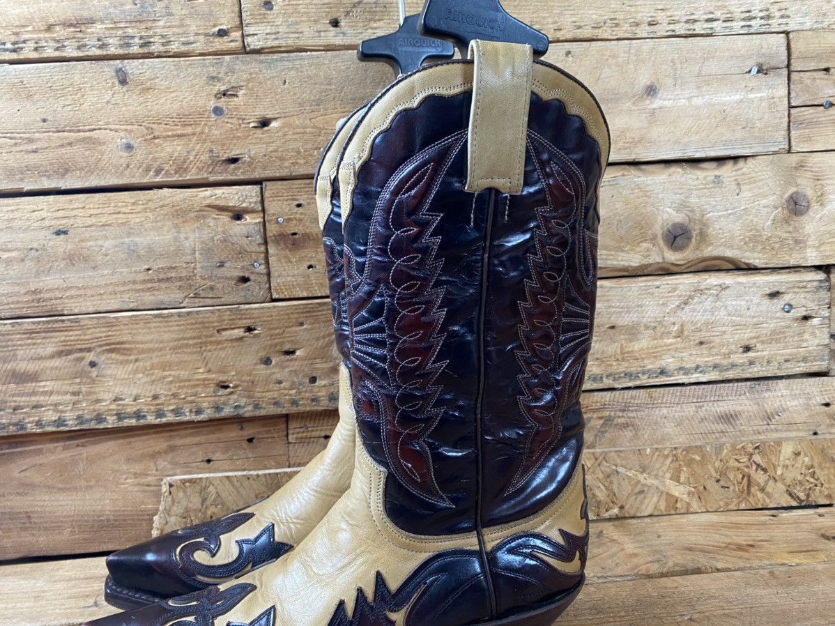 Cowboy Equipment Sendra western riding cowboy floral boots sz 42 Size US 8.5 / EU 41-42 - 8 Thumbnail