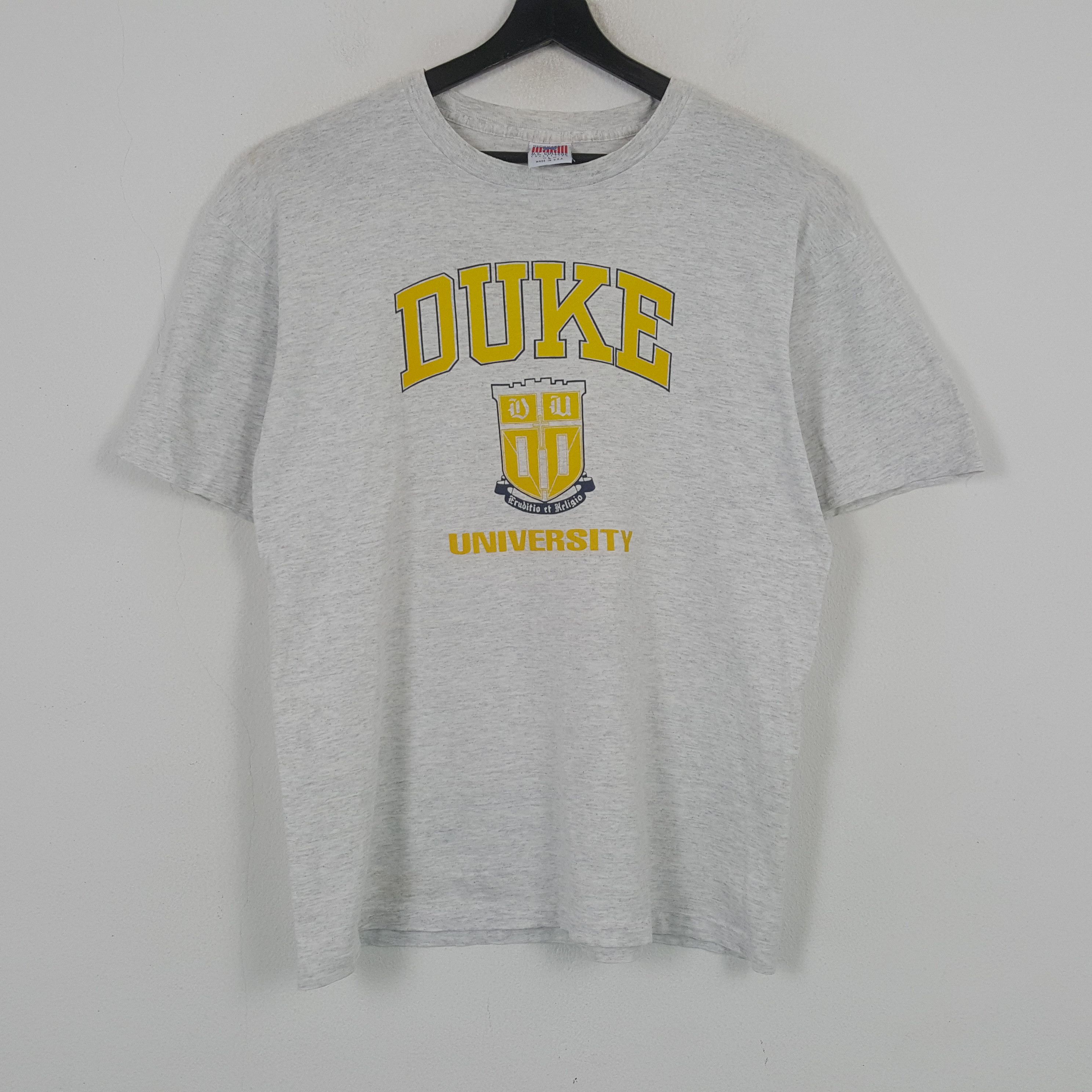 Vintage DUKE University Vintage Tshirt C285N10 Size US L / EU 52-54 / 3 - 1 Thumbnail