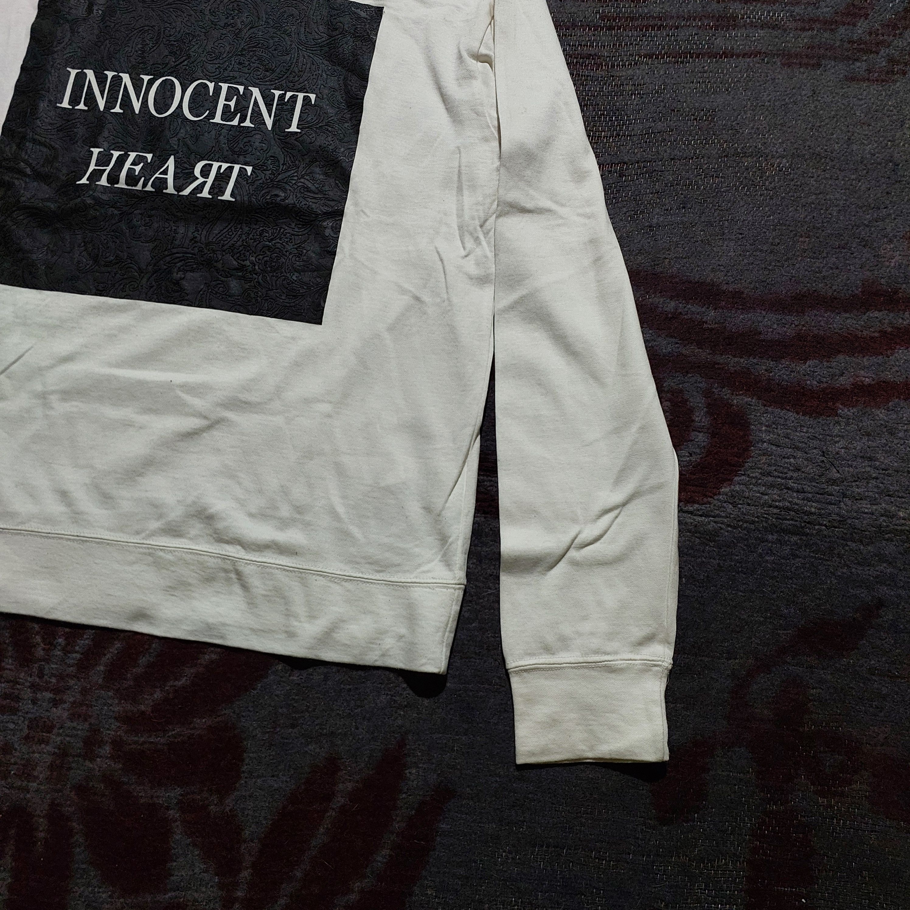 GOSTAR DE FUGA FUGA crewneck "INNOCENT HEART" white sweater Size US L / EU 52-54 / 3 - 3 Thumbnail