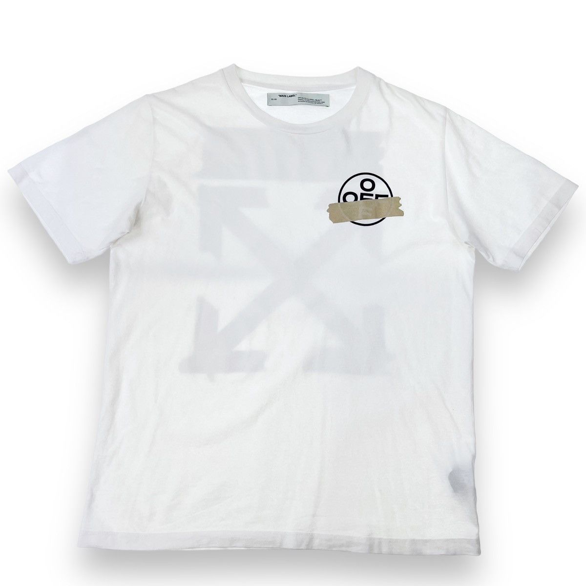 Off White Off White Tape Arrows White T Shirt Grailed