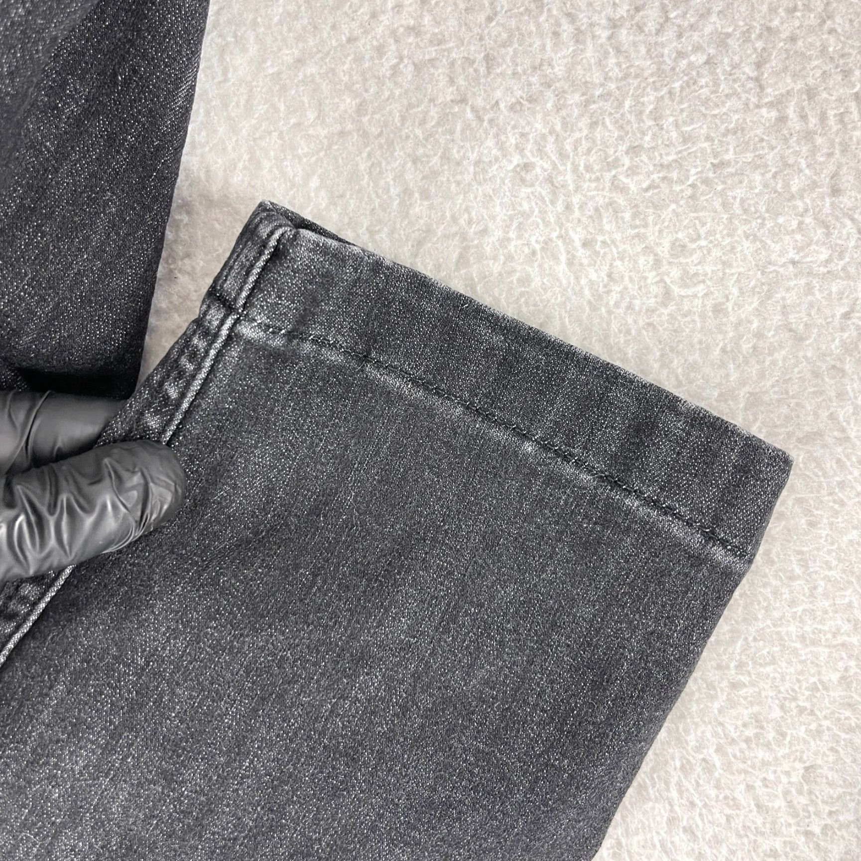 White House Black Market White House Black Market Jeans Straight Crop Womens Size 6 Tall Black Denim Mid-Rise 90s City Preppy Boys Mens Womens Size 28" / US 6 / IT 42 - 7 Thumbnail