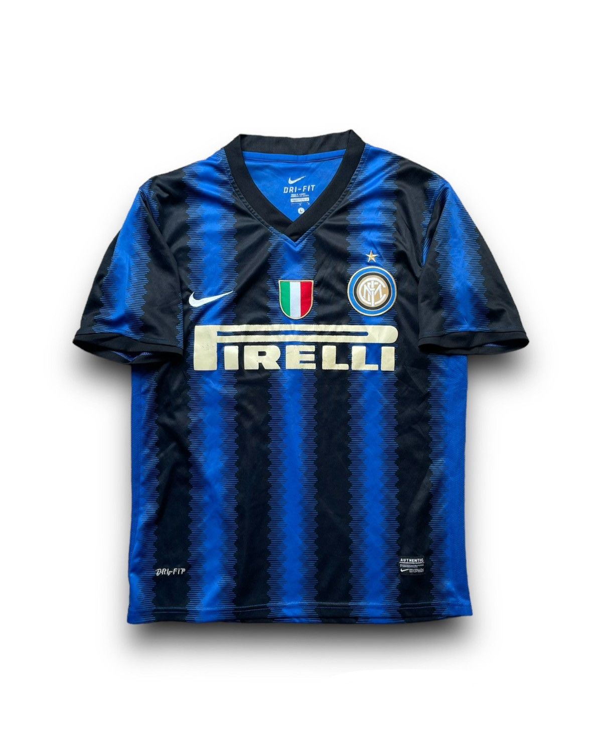 Nike Last drop!Authentic Inter Milan 2010/2011 Jersey Home Kit Size US M / EU 48-50 / 2 - 1 Thumbnail