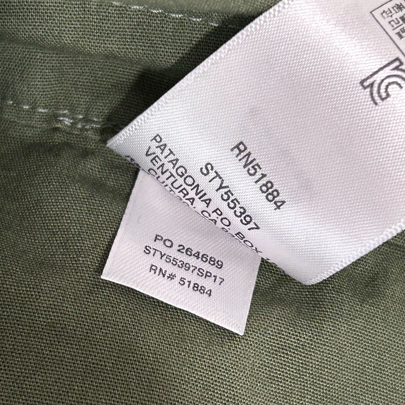 Patagonia Patagonia Capris Women Buffalo Green 2 Side Pockets Stretch Twill Casual Travel Size ONE SIZE - 6 Thumbnail