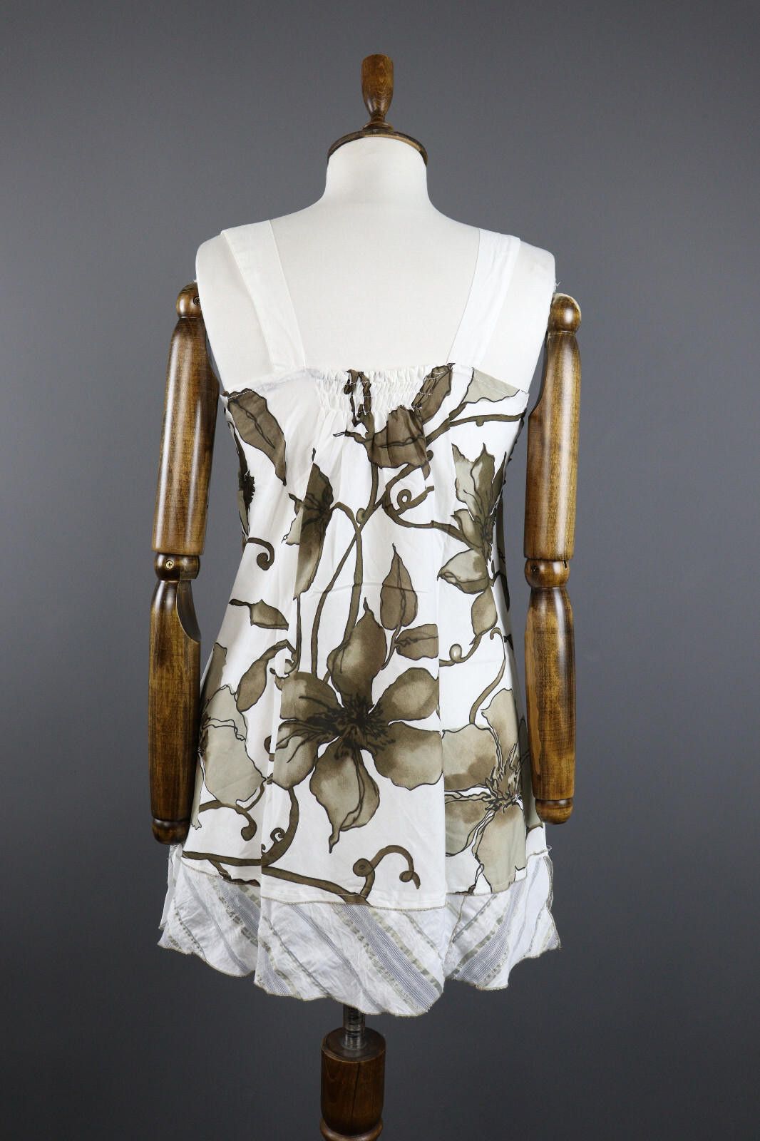Designer Elisa Cavaletti Floral Summer Beach Party Dress Size 42 Size M / US 6-8 / IT 42-44 - 5 Thumbnail