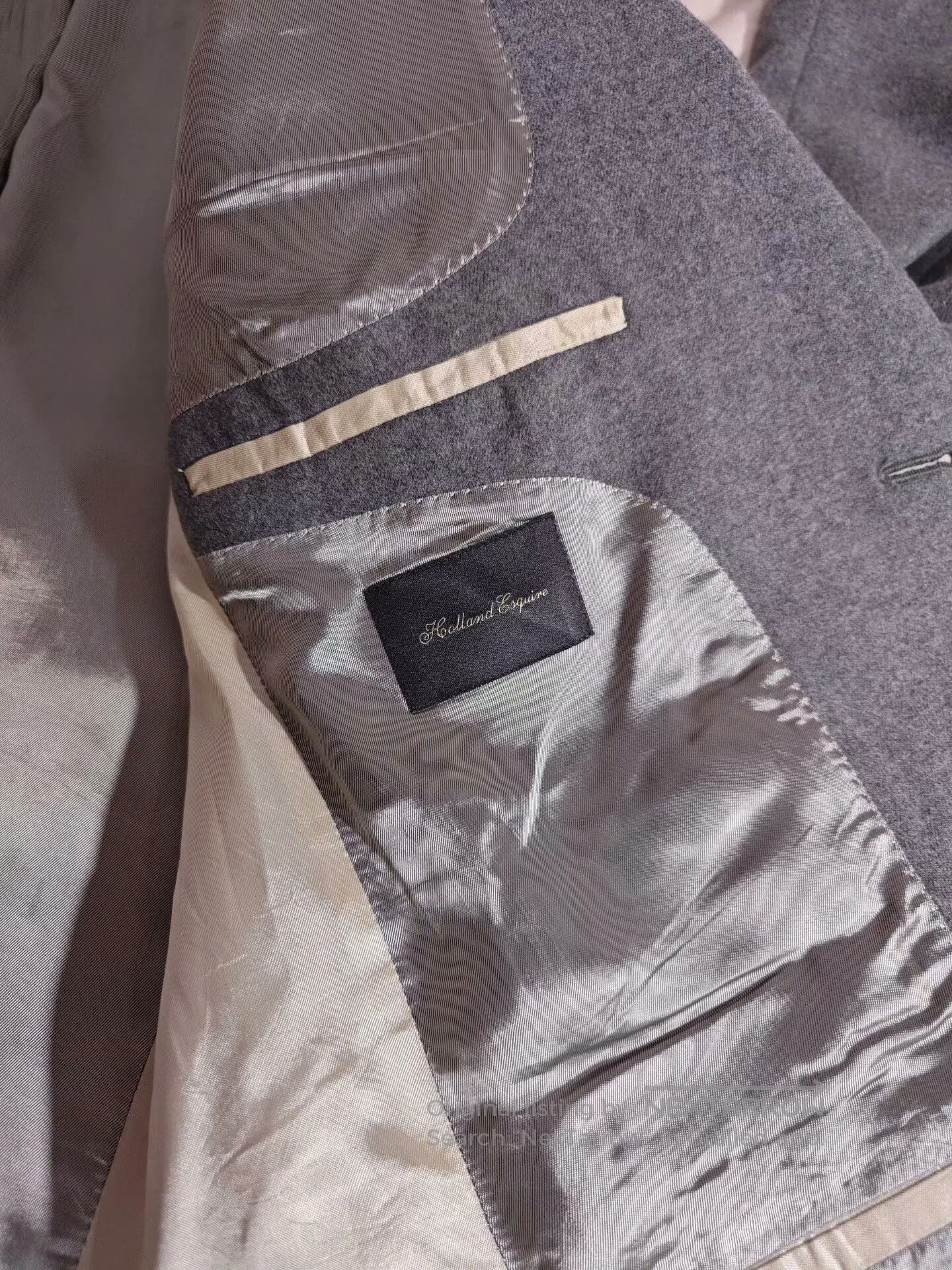 Holland & Holland Holland Esquire Gray Wool Blazer. Size US M / EU 48-50 / 2 - 6 Thumbnail