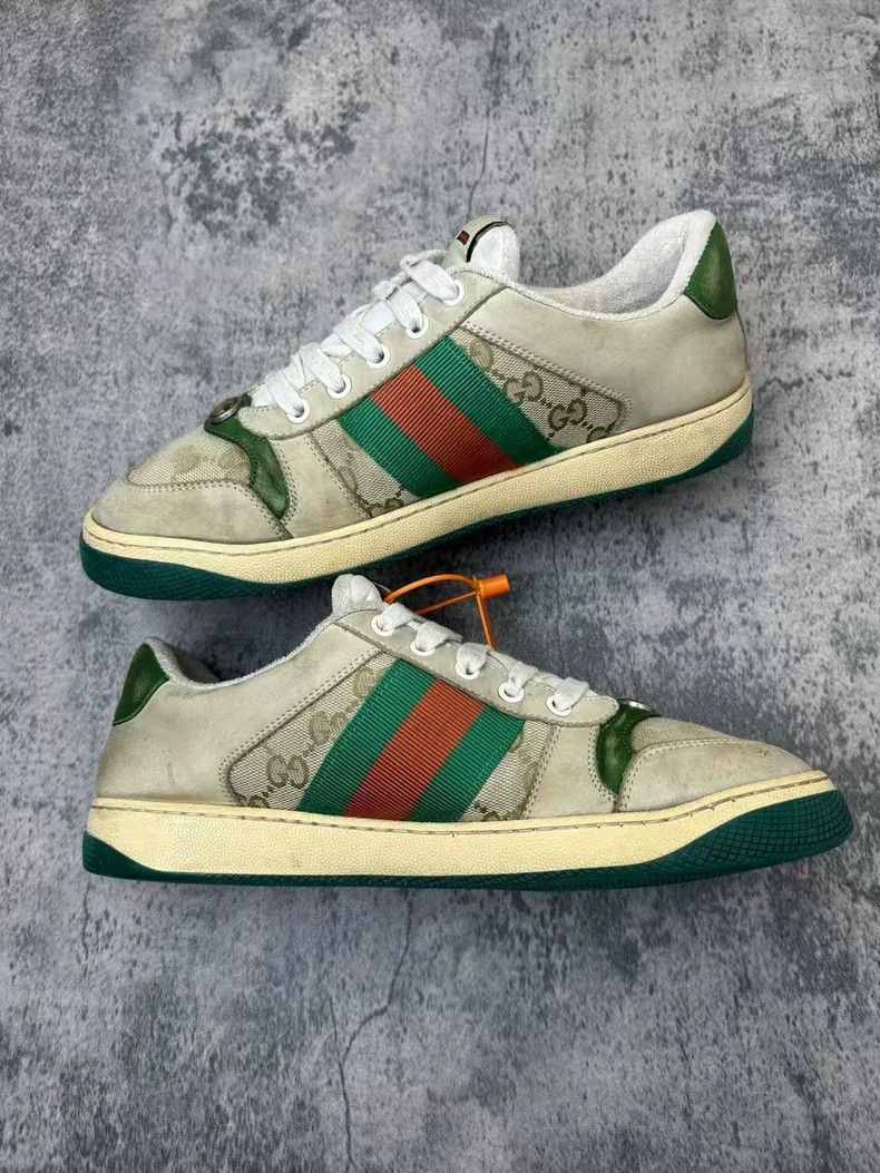 Gucci Gucci Dirty Sneakers Vintage Style-2506 Size US 8.5 / EU 41-42 - 3 Thumbnail