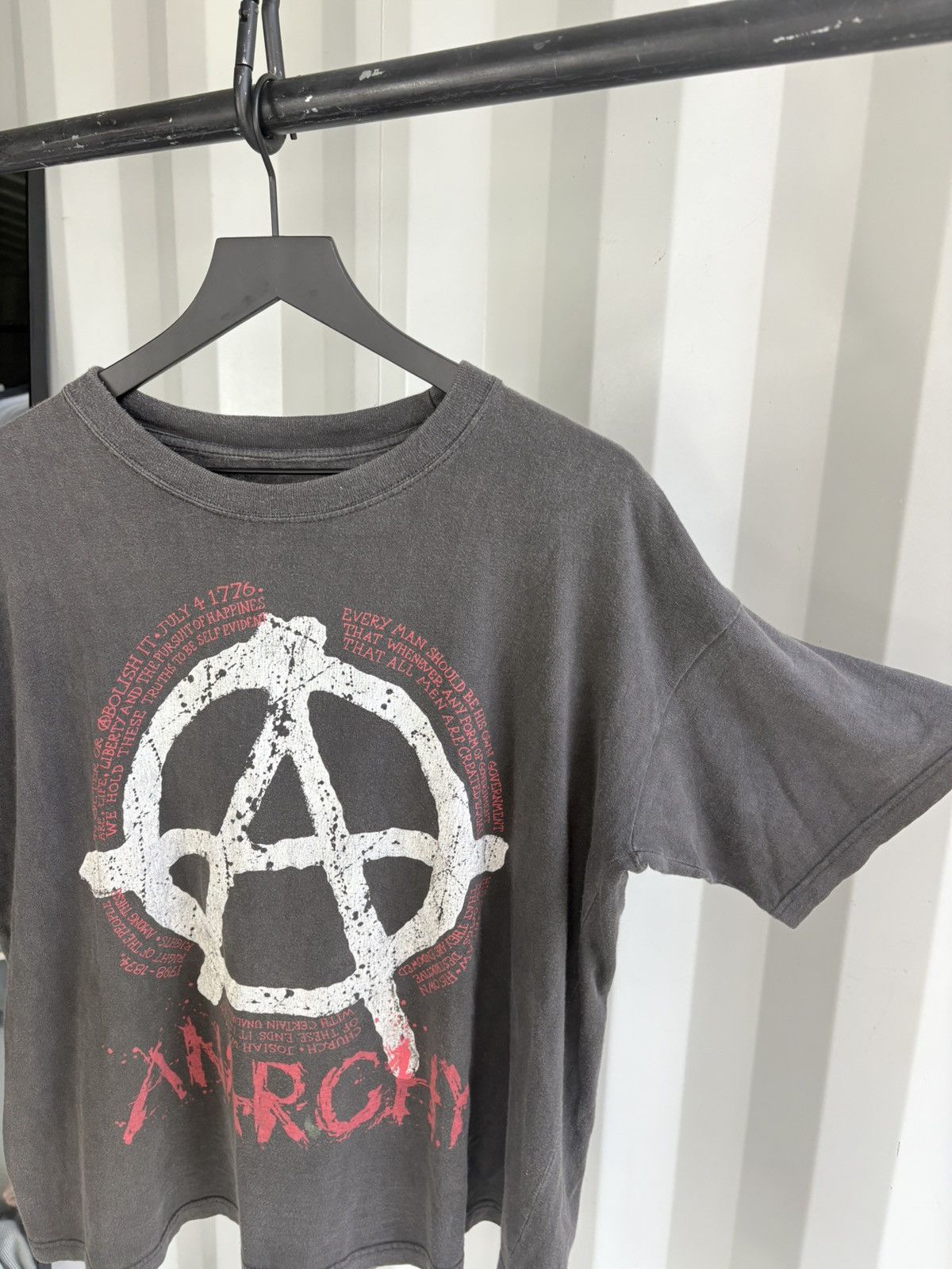 Band Tees Mosquitohead Anarchy Faded Distressed Thrashed ERD Grunge Size US XL / EU 56 / 4 - 3 Thumbnail