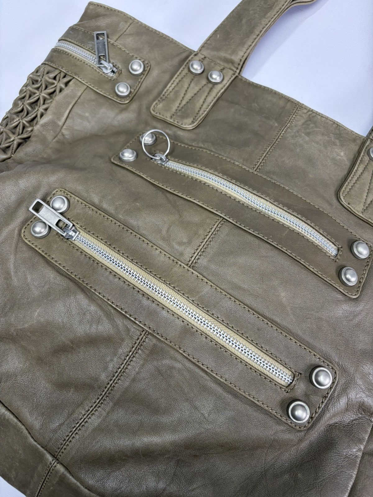 If Six Was Nine Vintage 00s If Six Was Nine Like Balenciaga Leather Bag Size ONE SIZE - 18 Thumbnail