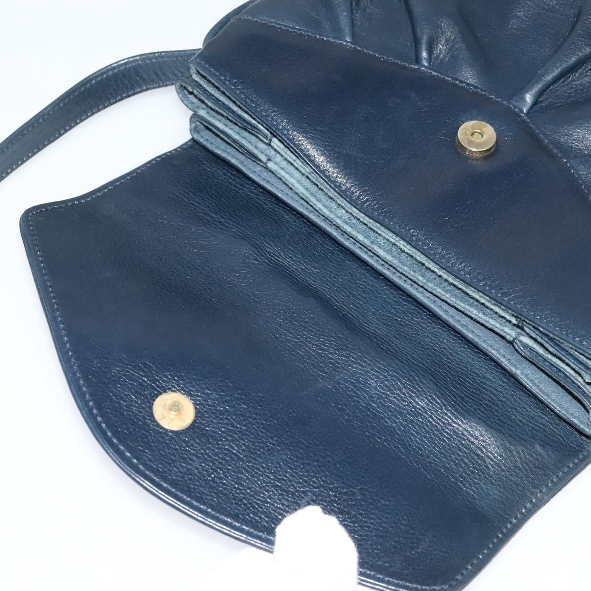 Gucci GUCCI Shoulder Bag Leather Navy Size ONE SIZE - 9 Thumbnail