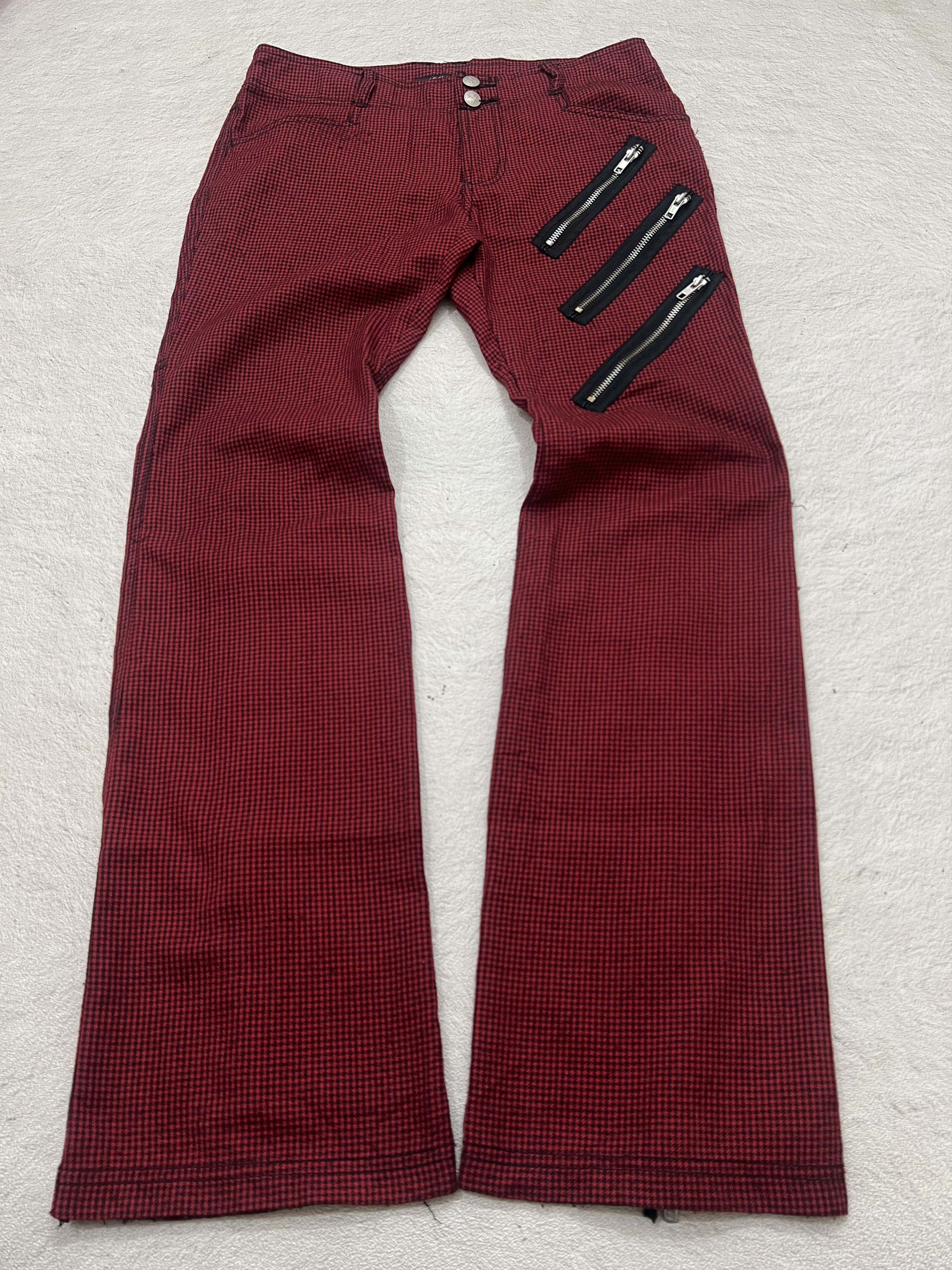 Japanese Brand 2000s Archival Hysteric Punk Gothic Flare Zip y2k Lgb Ifsix Size US 30 / EU 46 - 2 Thumbnail