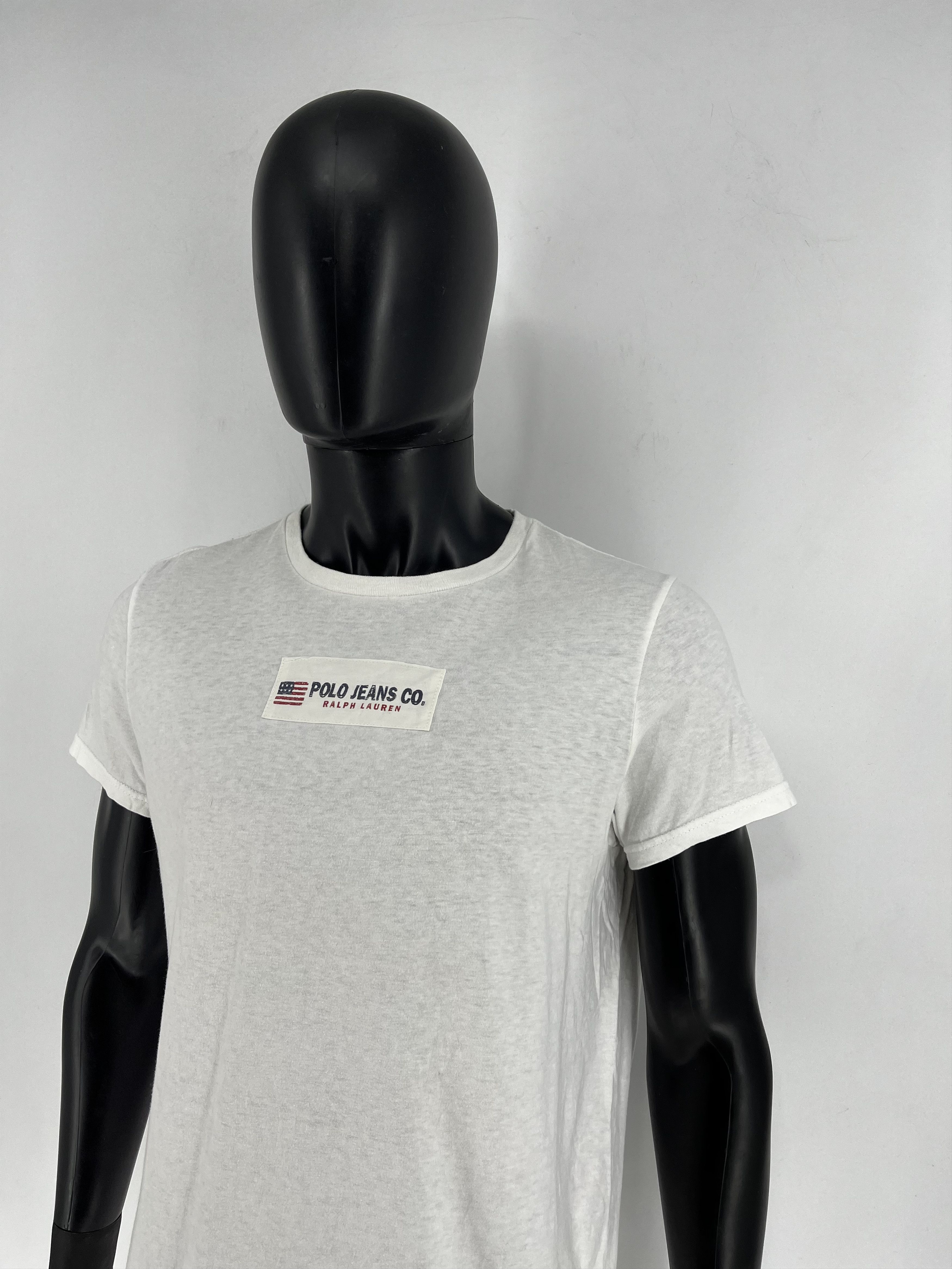 Polo Ralph Lauren × Ralph Lauren × Vintage Vtg Polo Jeans Ralph Lauren T-Shirt RL Big Logo White Size M Size US M / EU 48-50 / 2 - 4 Thumbnail