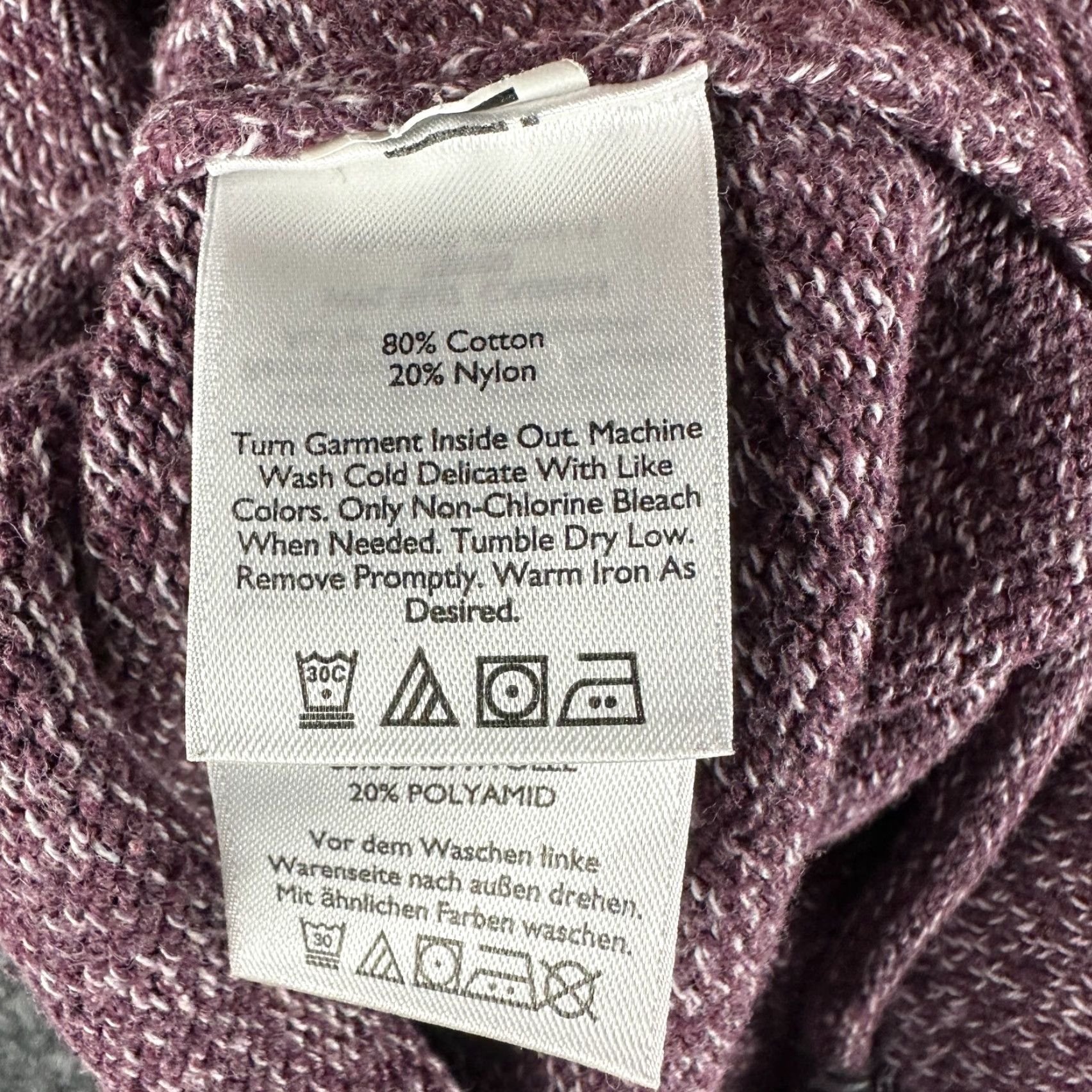 Eddie Bauer Eddie Bauer Sweater Womens Large Purple Cotton Blend Knit Long Sleeve Pullover Size L / US 10 / IT 46 - 5 Thumbnail