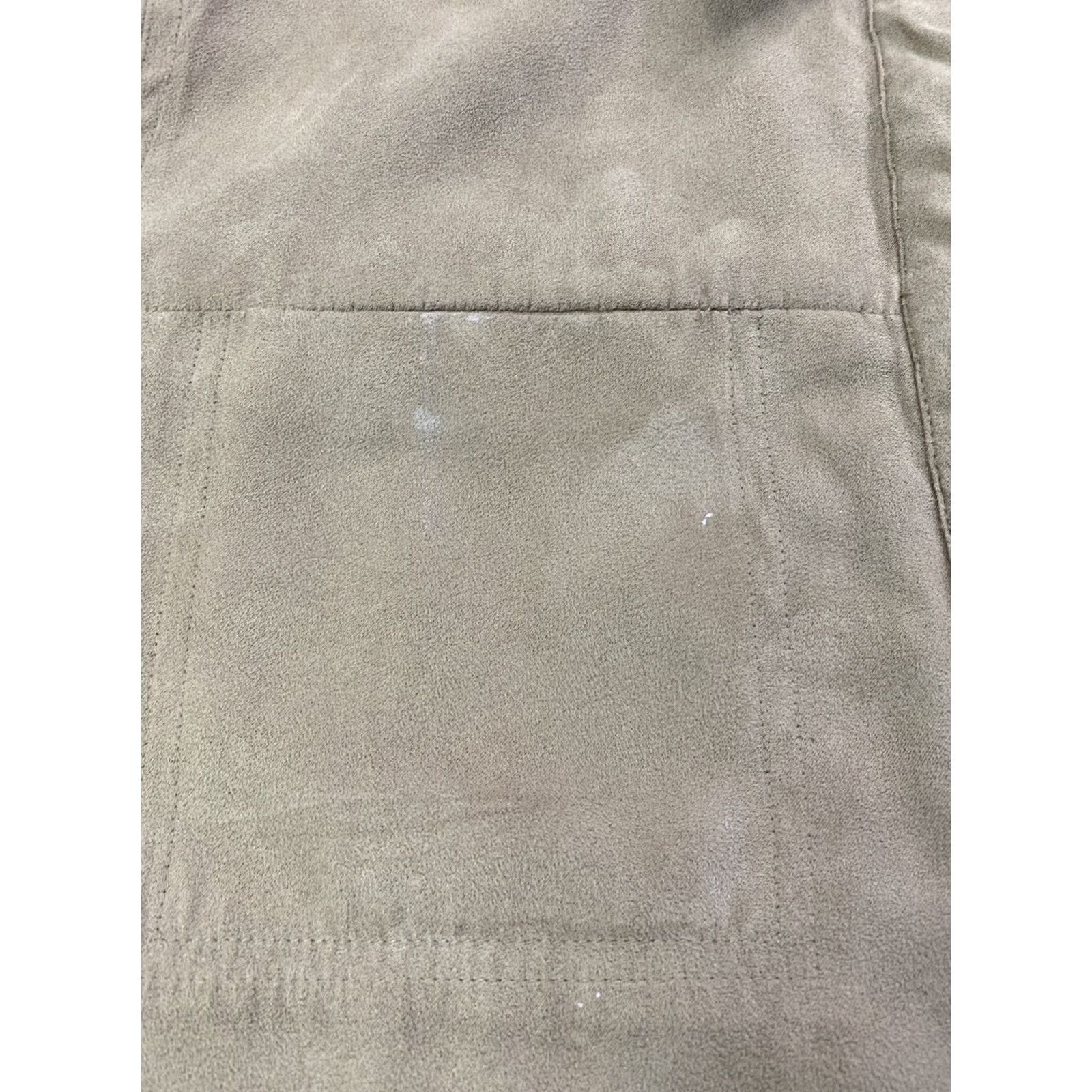 Northern Reflections VINTAGE Northern Reflections Faux Suede Pocket Front Button-Up Womens Shirt Medium Brown 12941 Size M / US 6-8 / IT 42-44 - 5 Thumbnail