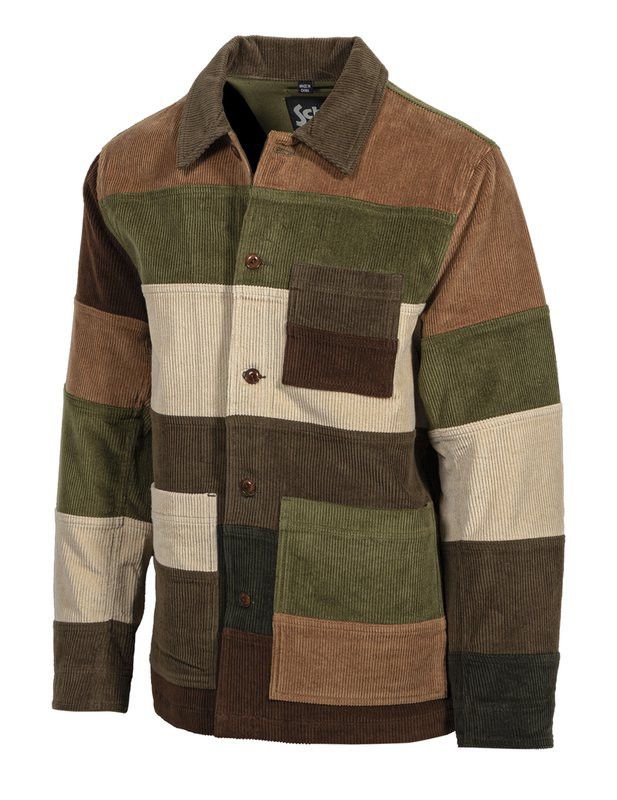 Schott 💚 Schott NYC Corduroy Patchwork Jacket Large NEW Size US L / EU 52-54 / 3 - 1 Thumbnail