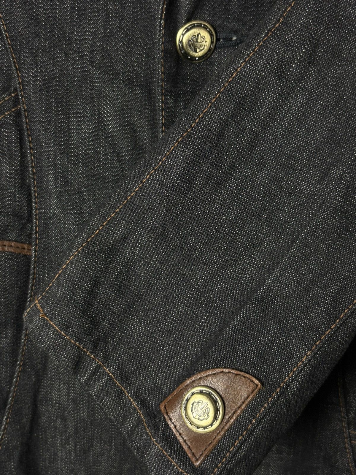 Japanese Brand Obelisk Multi Pocket Denim Jacket Size US S / EU 44-46 / 1 - 6 Thumbnail
