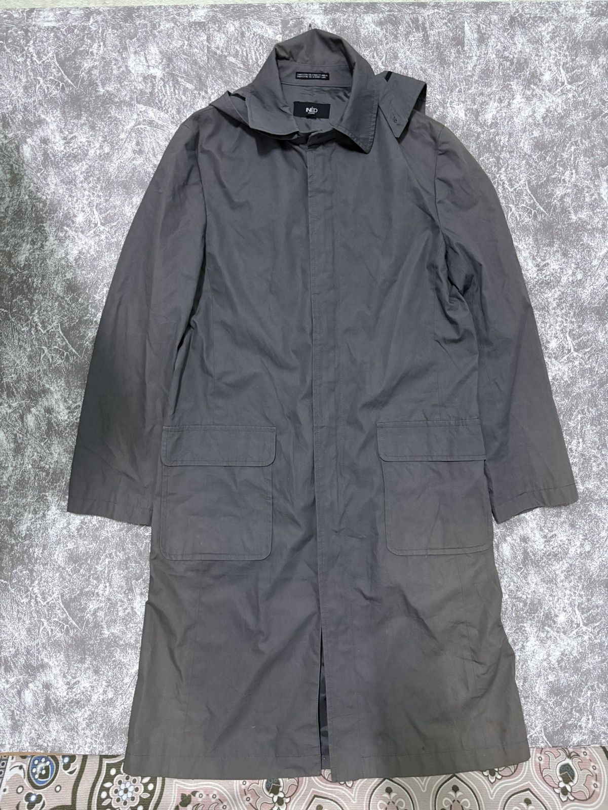 Japanese Brand × Vintage × Yohji Yamamoto Ined homme by Yohji Yamamoto Coat Jacket Size US XS / EU 42 / 0 - 9 Thumbnail