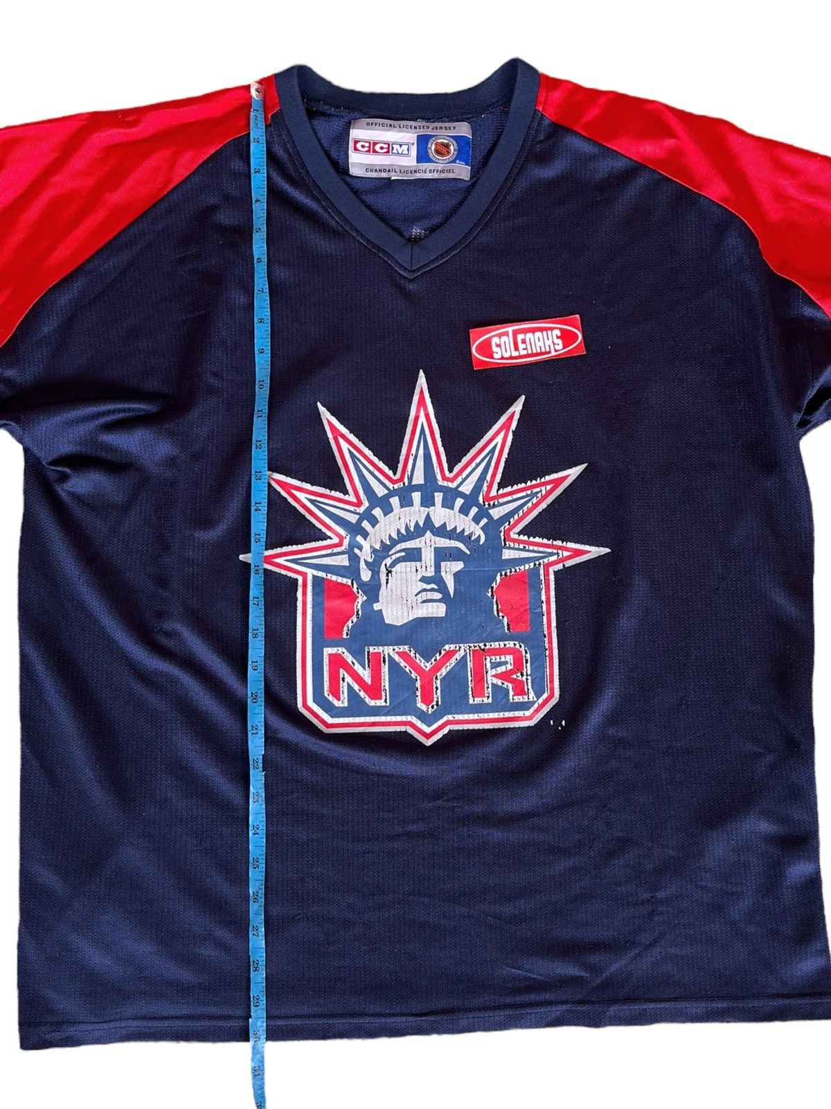 NHL Vintage New York Rangers Hockey USA rare Size US XXL / EU 58 / 5 - 5 Thumbnail