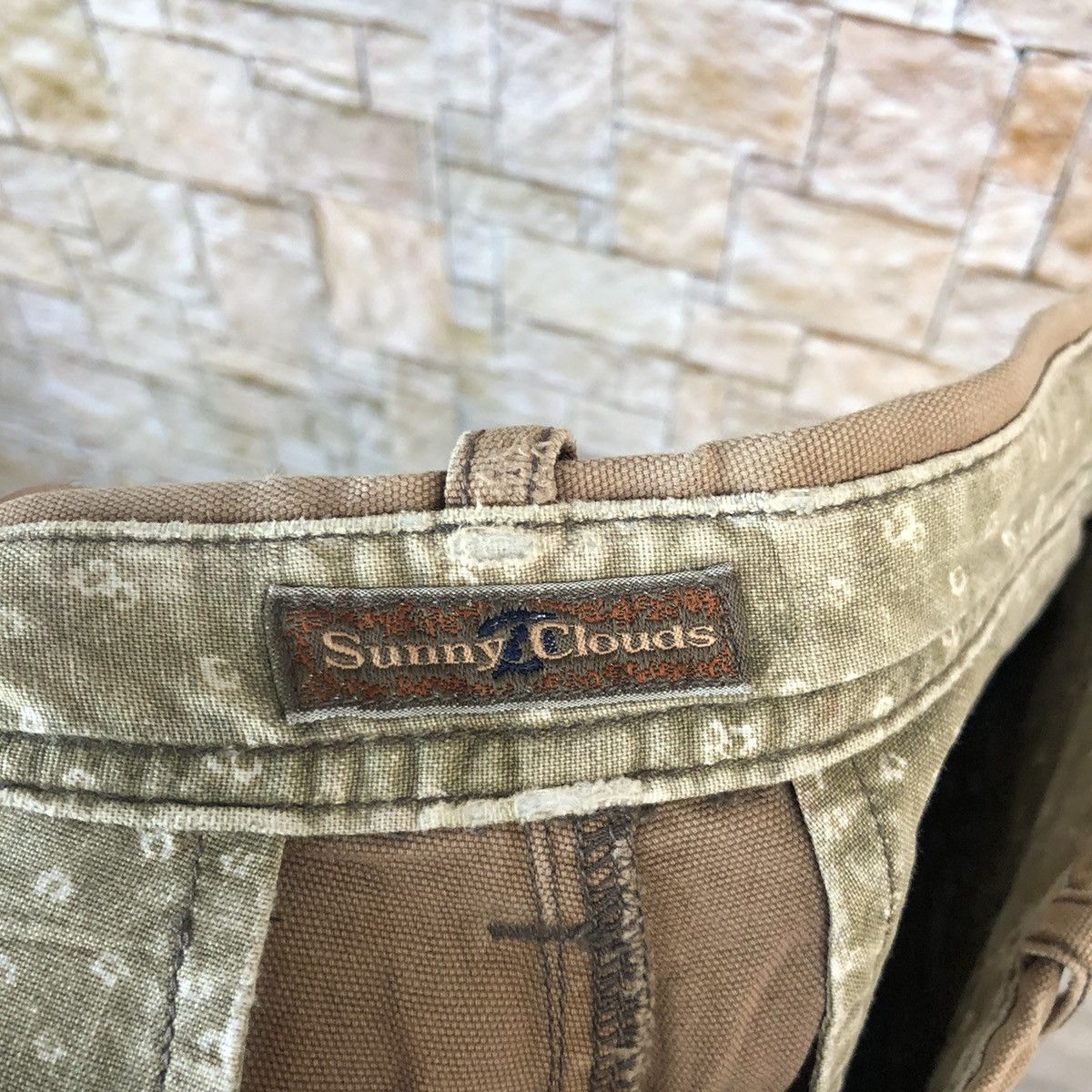 Japanese Brand Sunny Clouds Brown Cargo Multipocket Pants #A992 Size US 29 - 18 Thumbnail