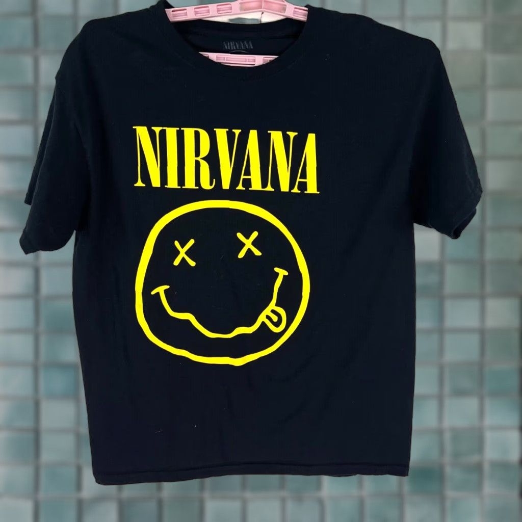 Vintage VINTAGE Nirvana Shirt Adult L Black Size US L / EU 52-54 / 3 - 1 Thumbnail