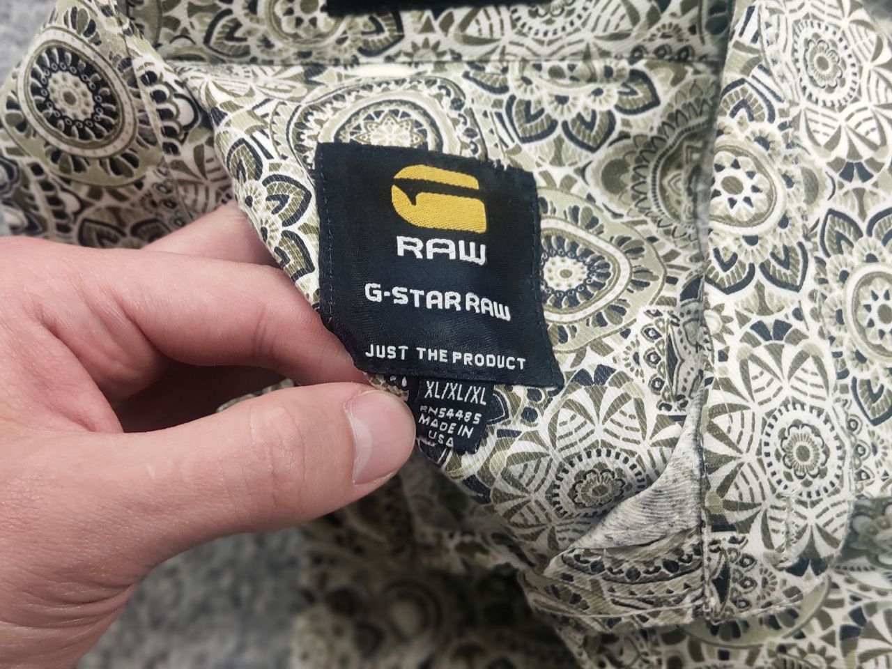 G-Star Vintage G-Star shirt pattern contrasting pockets Long sleeve Size US L / EU 52-54 / 3 - 10 Thumbnail