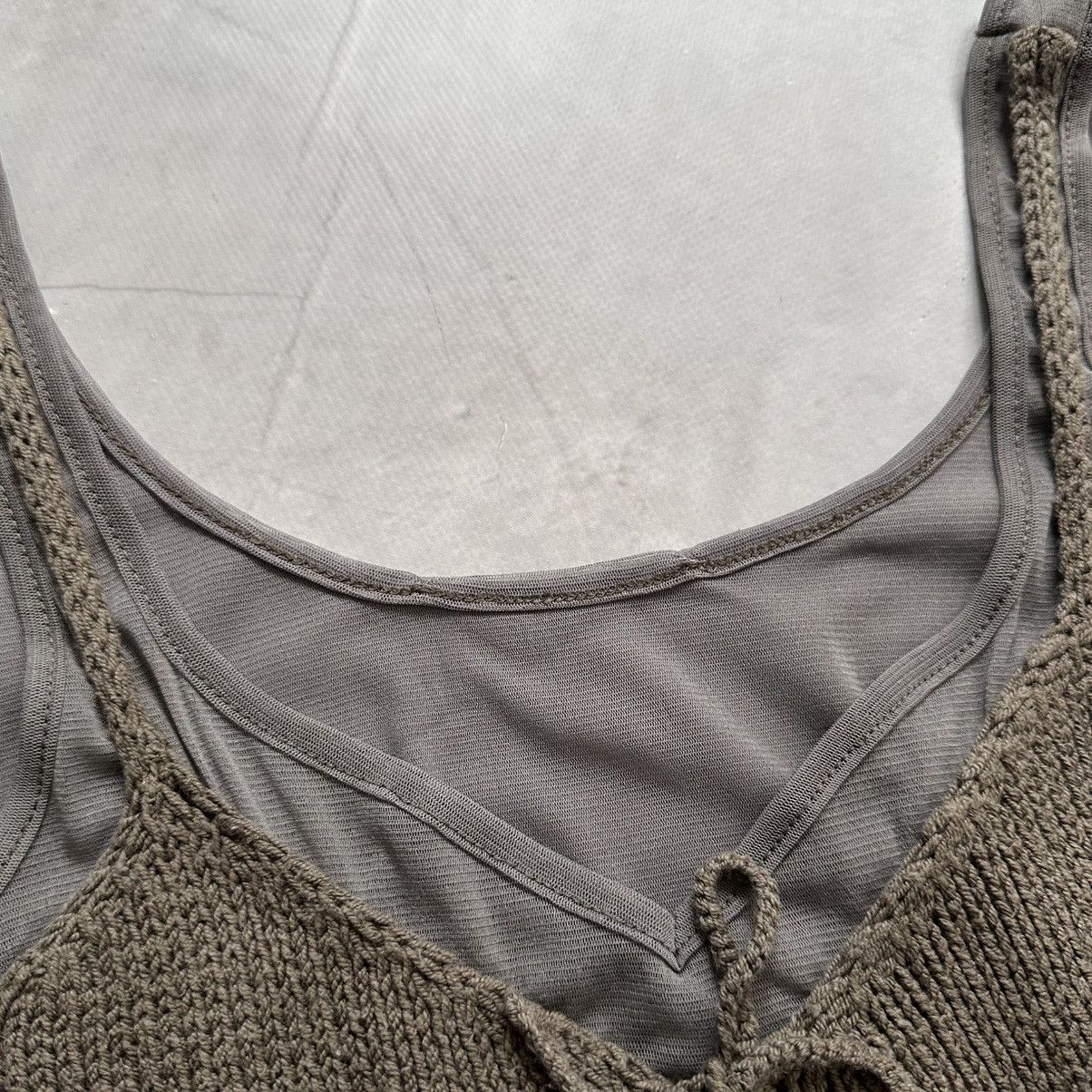 Hysteric Glamour Boho Mesh Knit Tank Top T Shirt Miss Sixty Cop Copine Vibe Size S / US 4 / IT 40 - 7 Thumbnail
