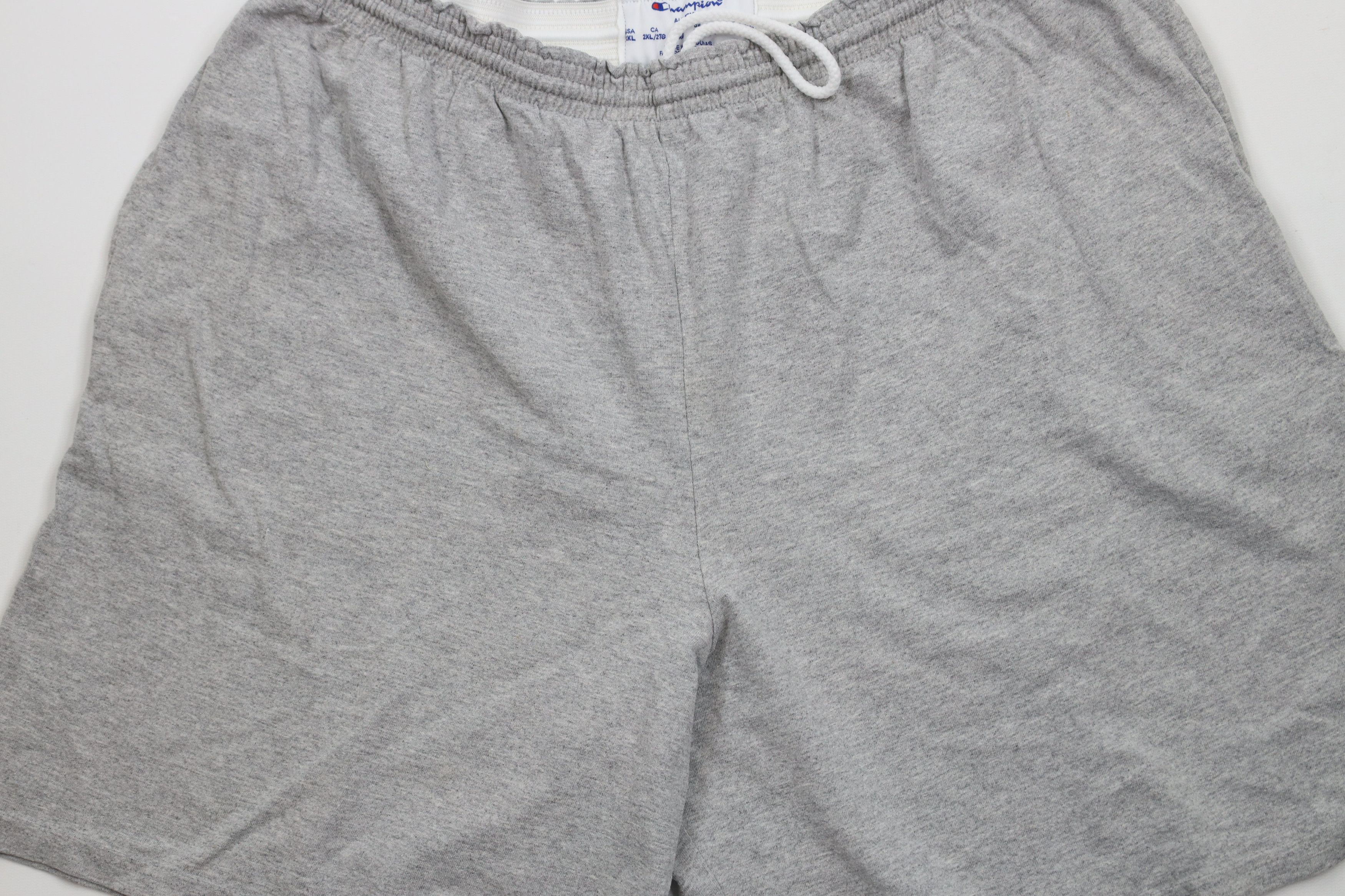 Champion × Vintage Vintage Champion Classic Logo Above Knee Shorts Heather Gray Size US 38 / EU 54 - 3 Thumbnail