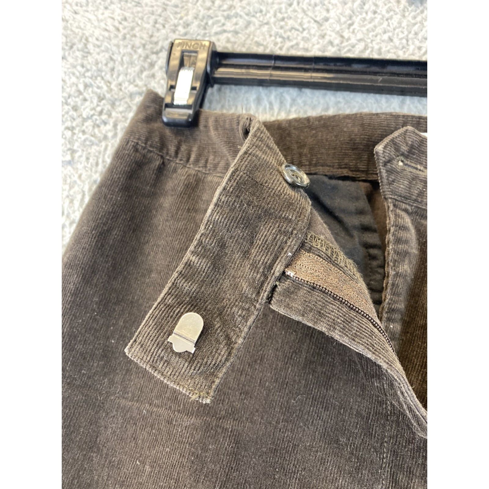 Brooks Brothers Brooks Brothers Women's Wide Leg Corduroy Pants Size 8 Brown Fall/Winter Casual Size 30" / US 8 / IT 44 - 5 Thumbnail
