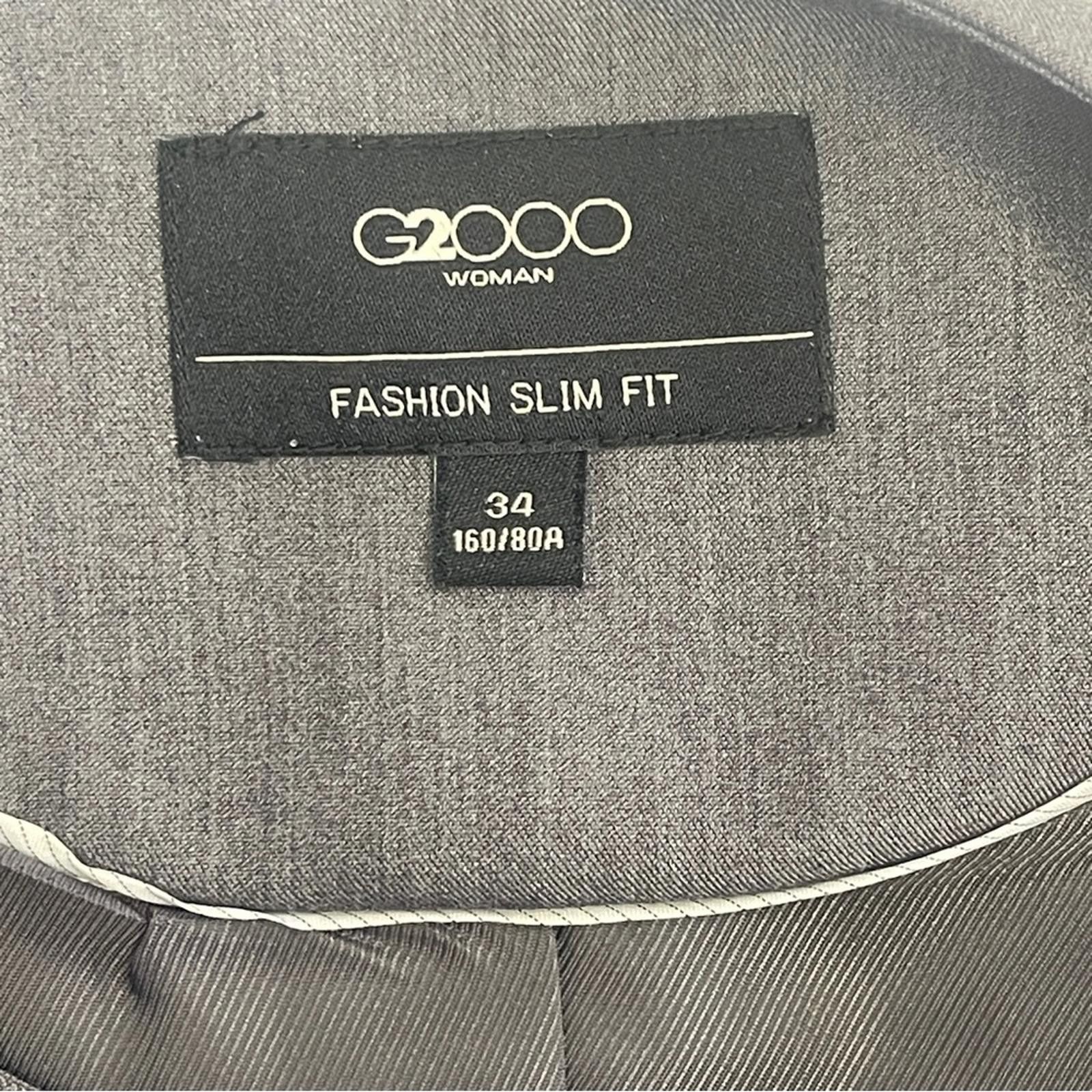 G2000 Elegant G2000 Gray Slim Fit Women's Jacket - Mint Condition Size M / US 6-8 / IT 42-44 - 6 Thumbnail