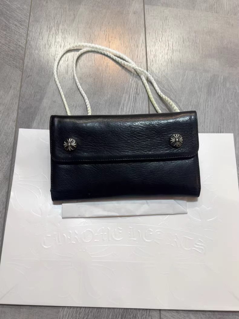 Chrome Hearts Chrome Hearts Long Wallet with Silver Accents Size ONE SIZE - 1 Thumbnail