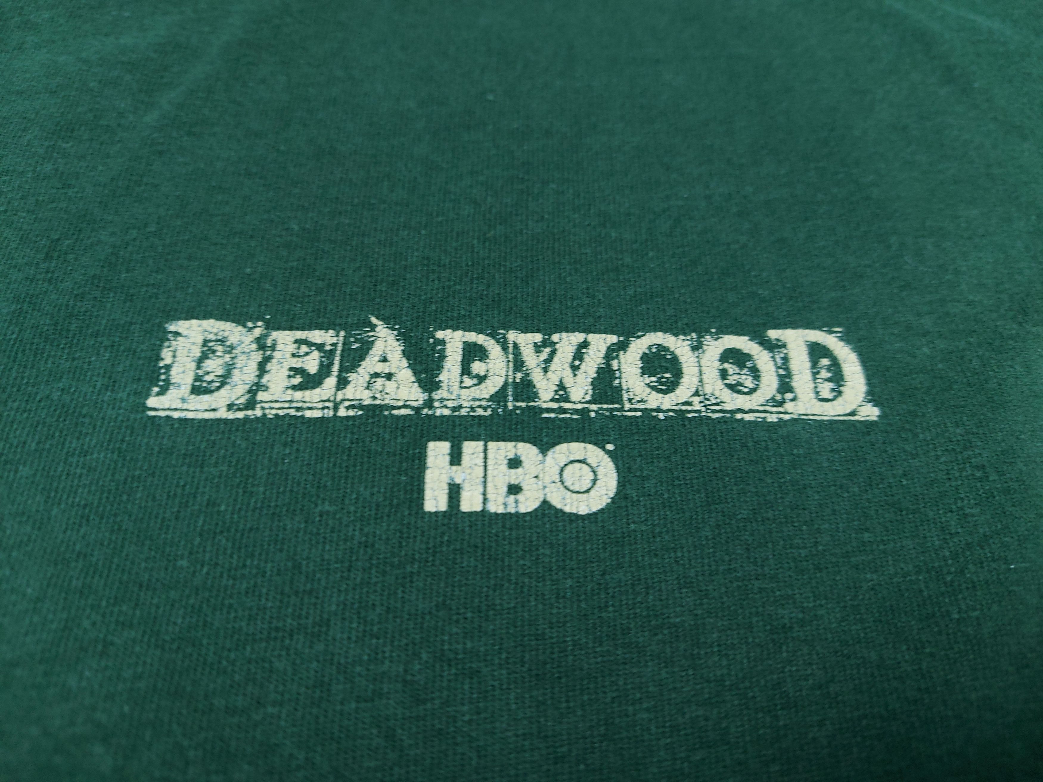 Vintage Vintage 90s HBO Deadwood TV series Film Crew TEE Size US L / EU 52-54 / 3 - 2 Thumbnail