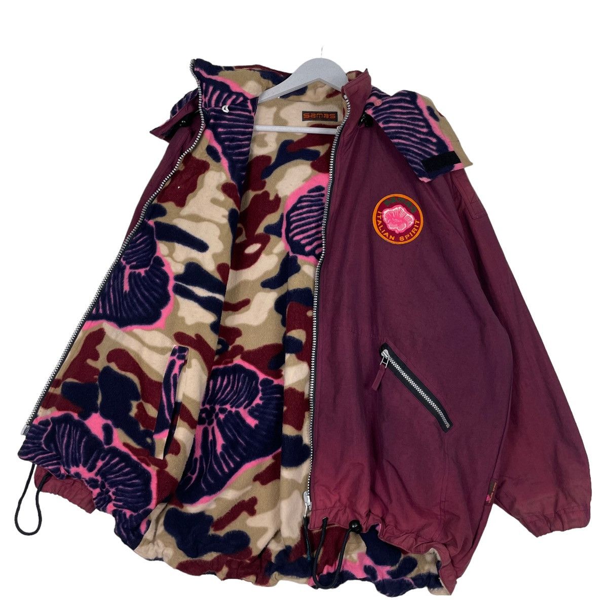 💥SAMAS HIGHIY SPORT ZIPPER REVERSIBLE JACKET